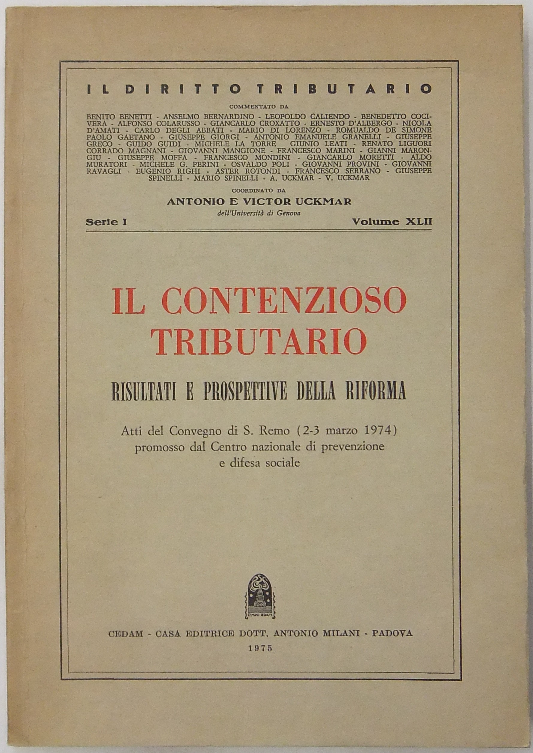 Il contenzioso tributario.