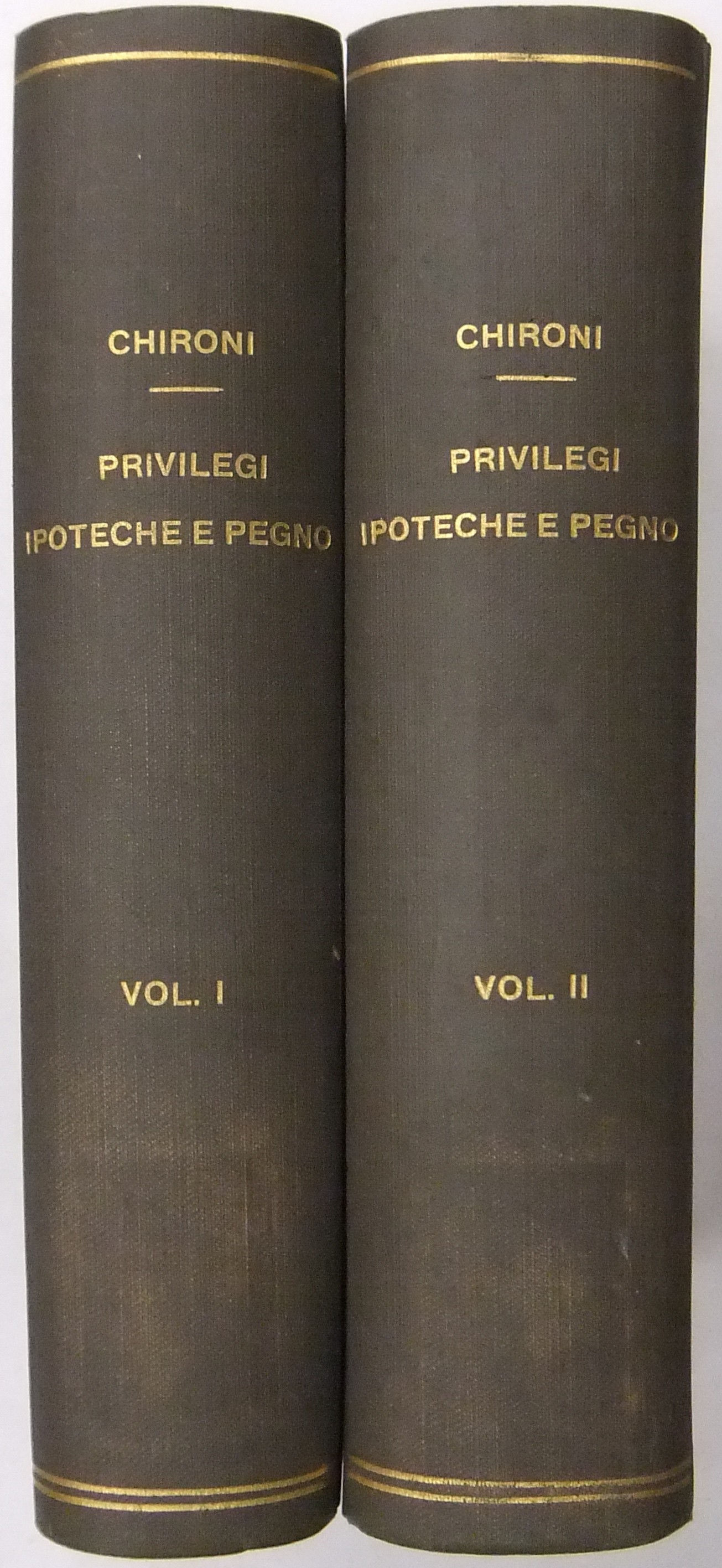 Trattato dei privilegi delle ipoteche e del pegno.