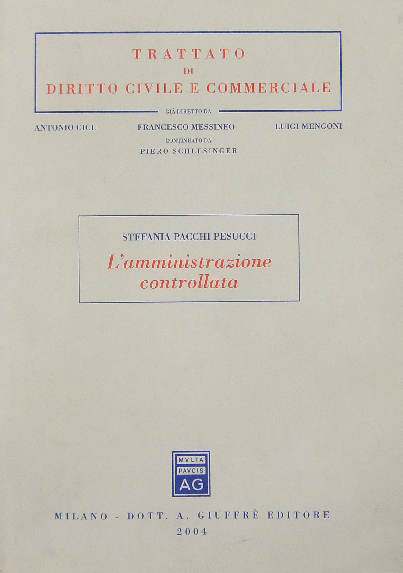L'amministrazione controllata