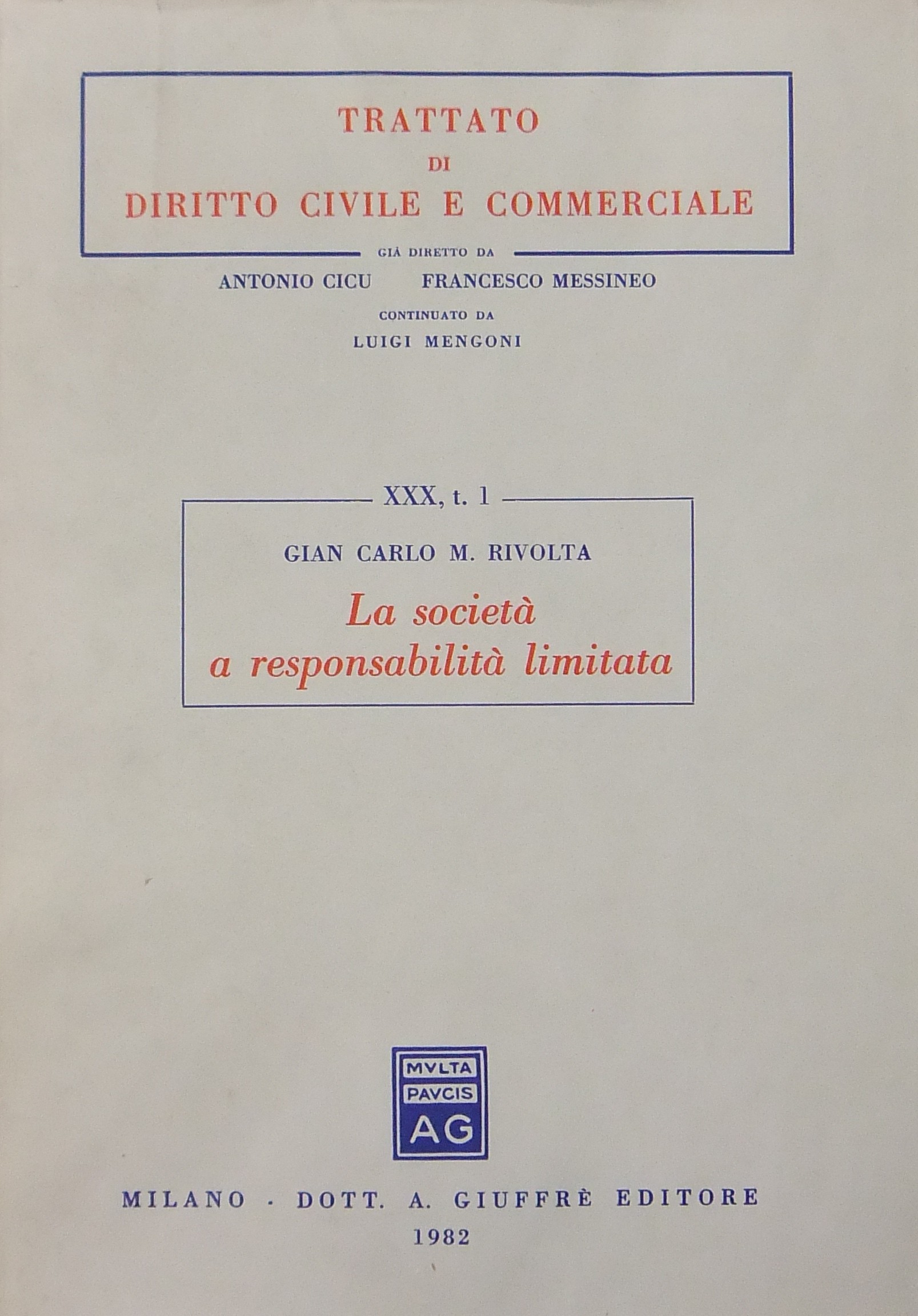 La società a responsabilità limitata