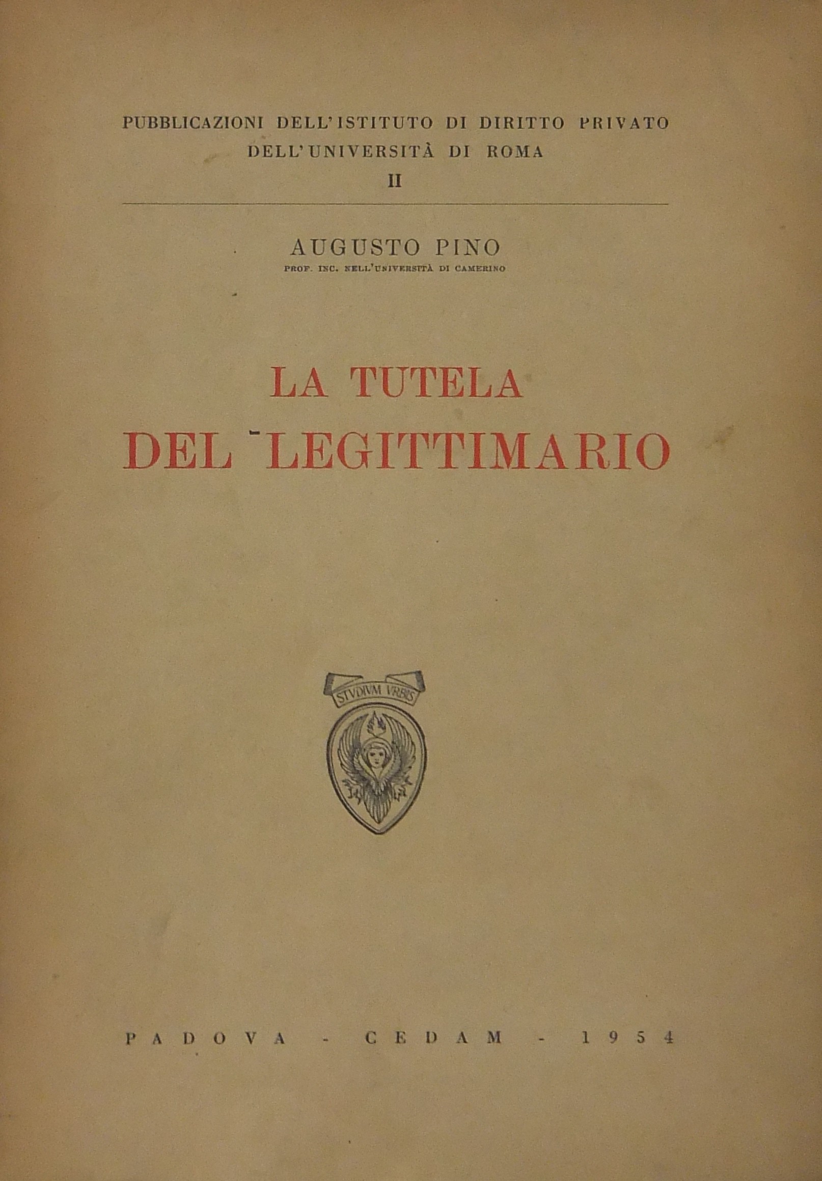 La tutela del legittimario