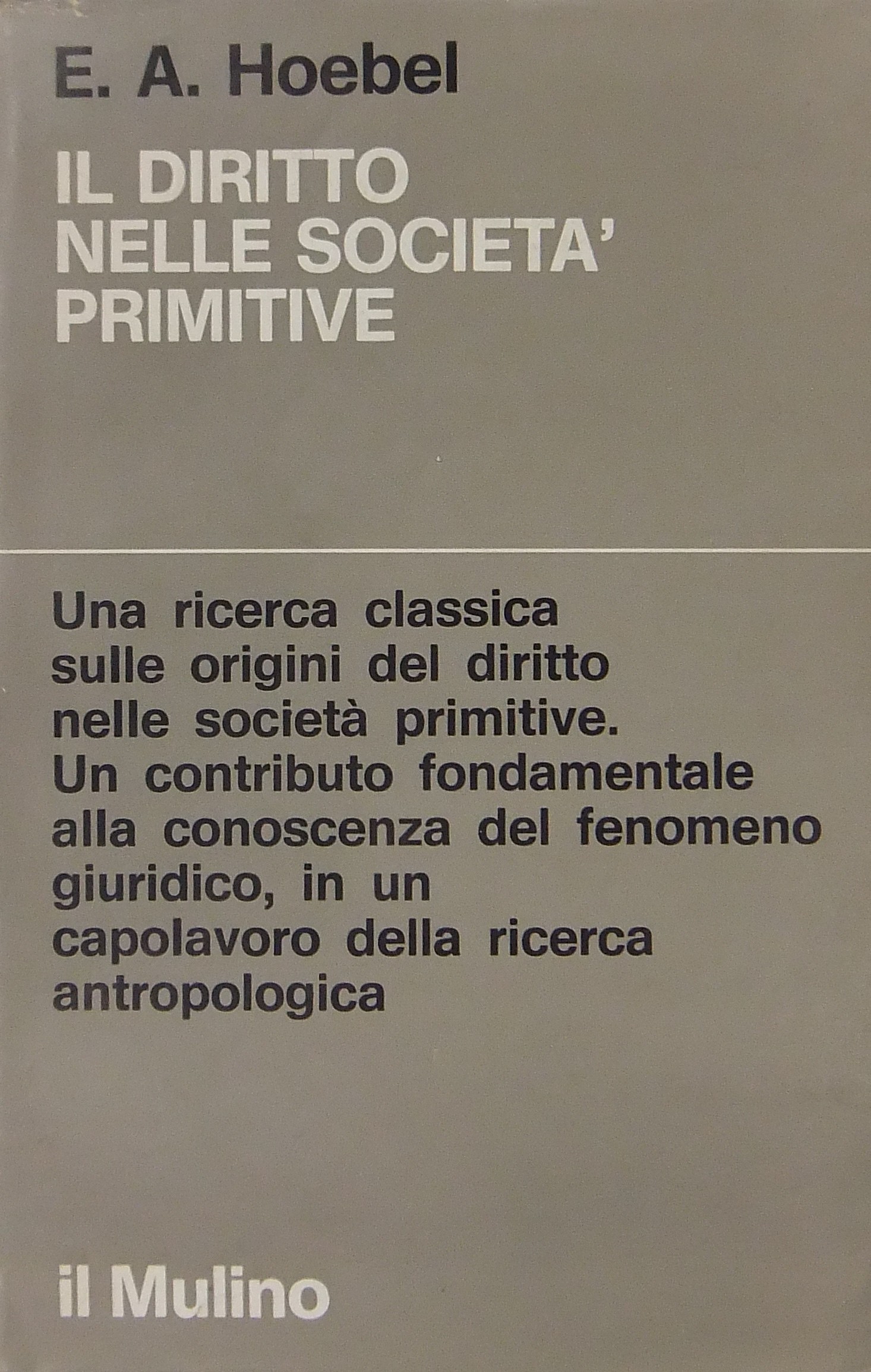 Il diritto nelle società primitive. 