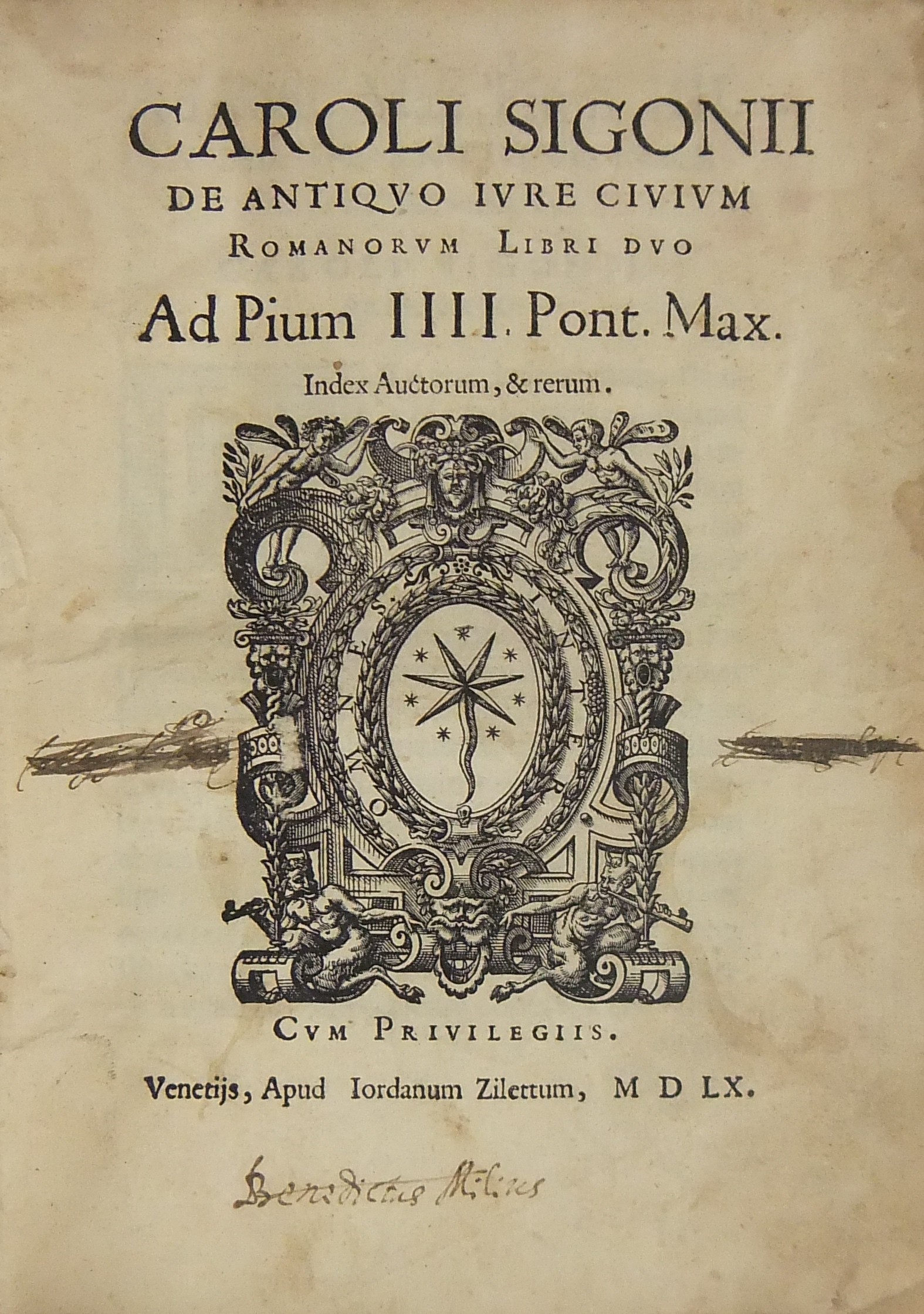 Caroli Sigonii De antiquo iure civium Romanorum Libri duo