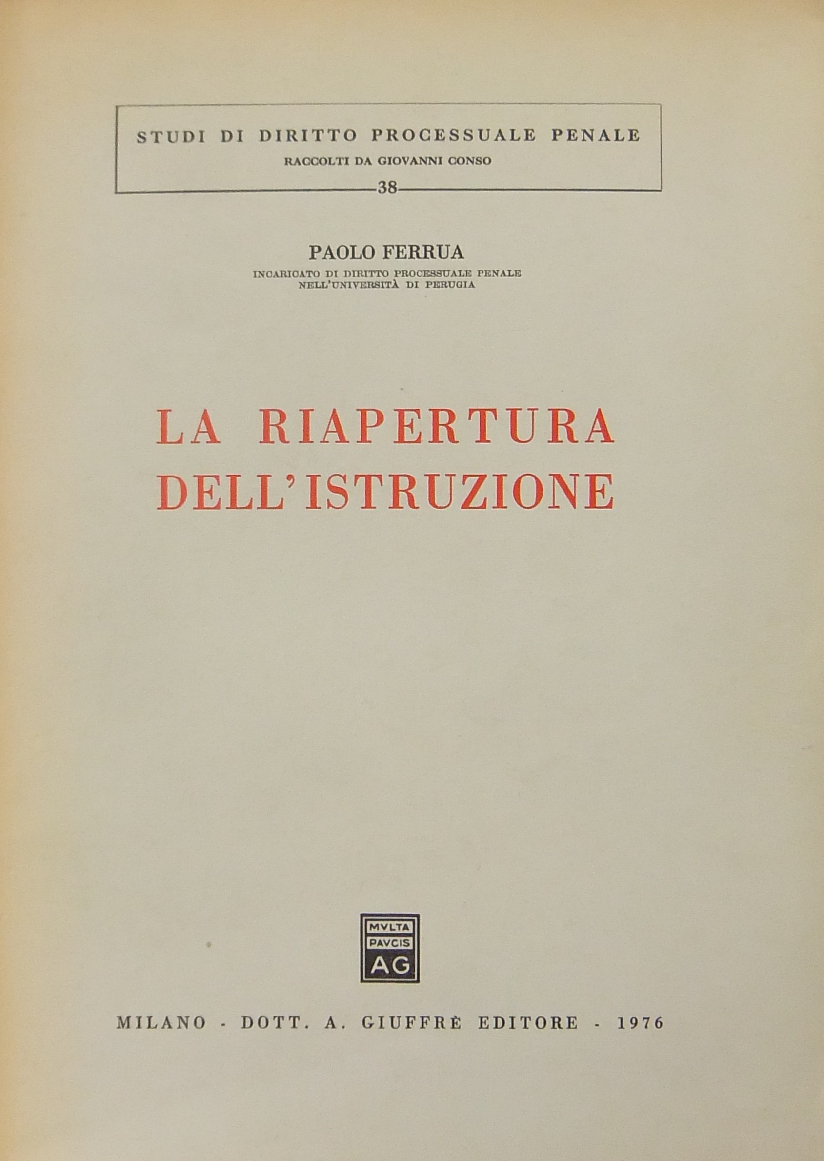 La riapertura dell'istruzione