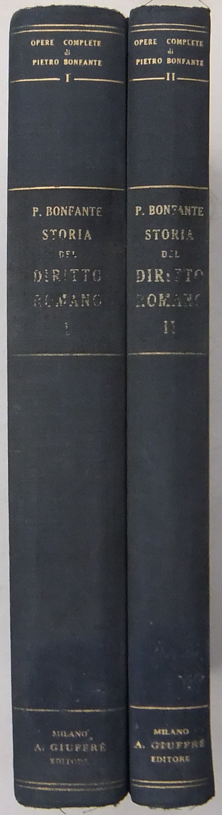 Storia del Diritto Romano. A cura di Giuliano Bonfante e di Giuliano Crifò.