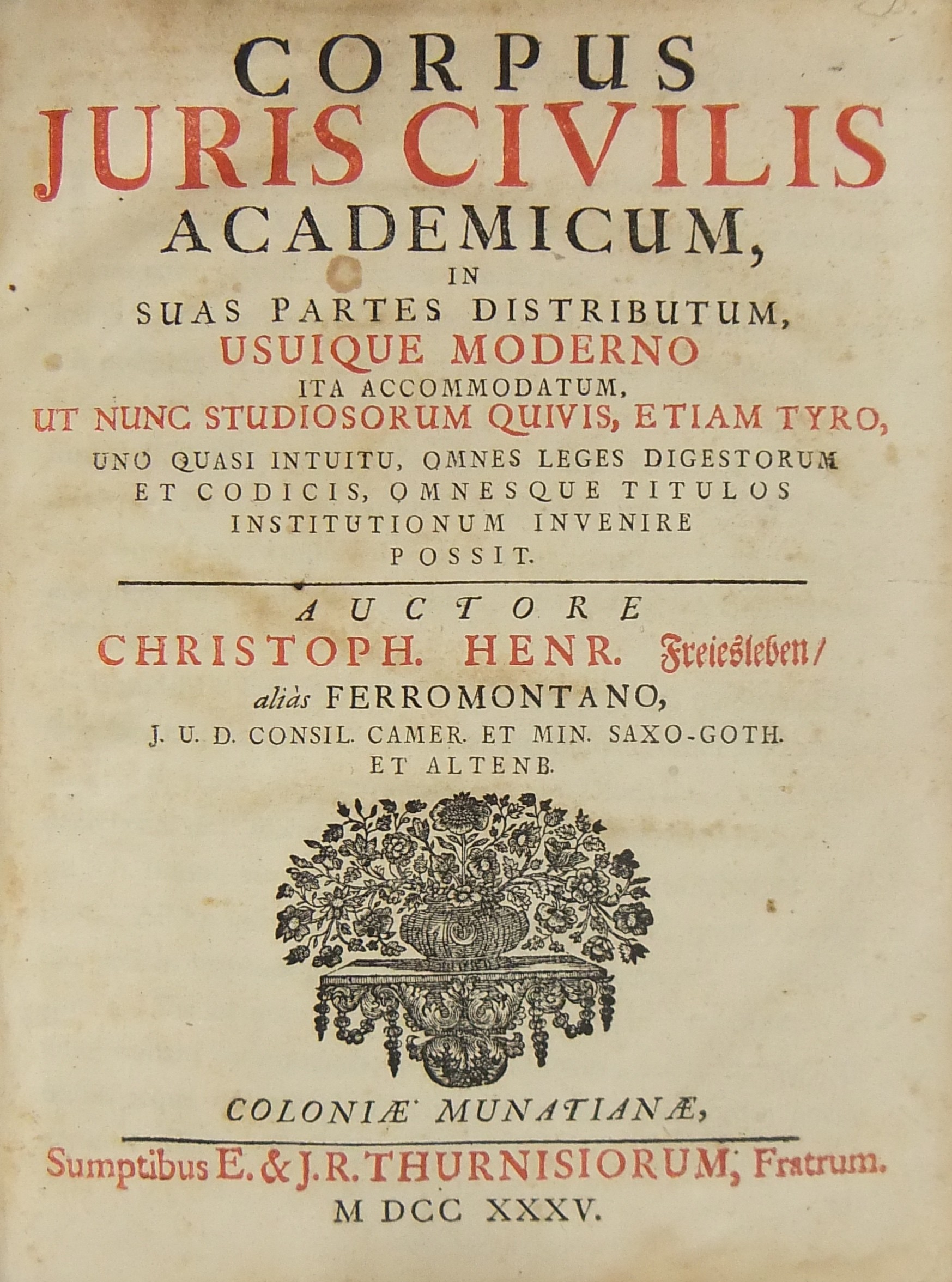 Corpus Juris Civilis academicum