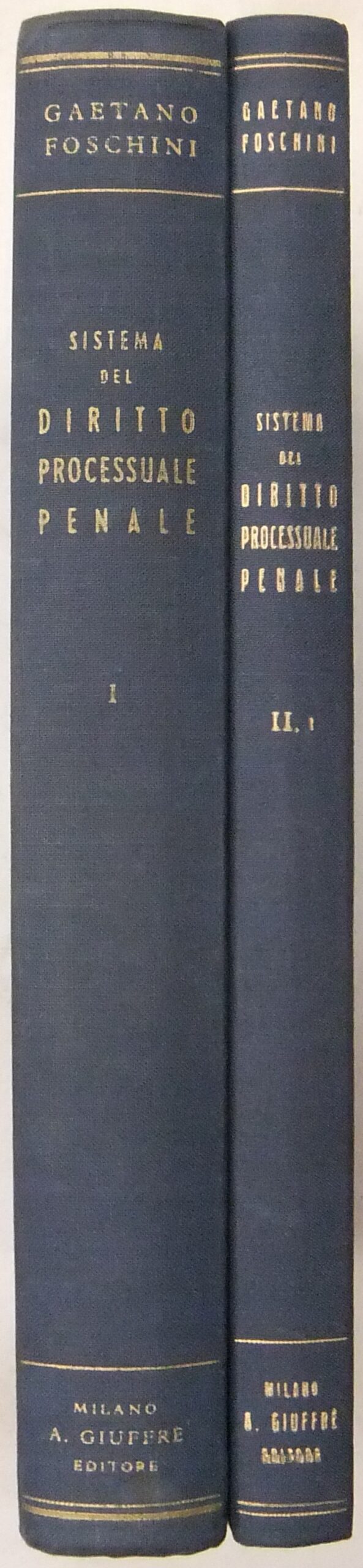 Sistema del diritto processuale penale.