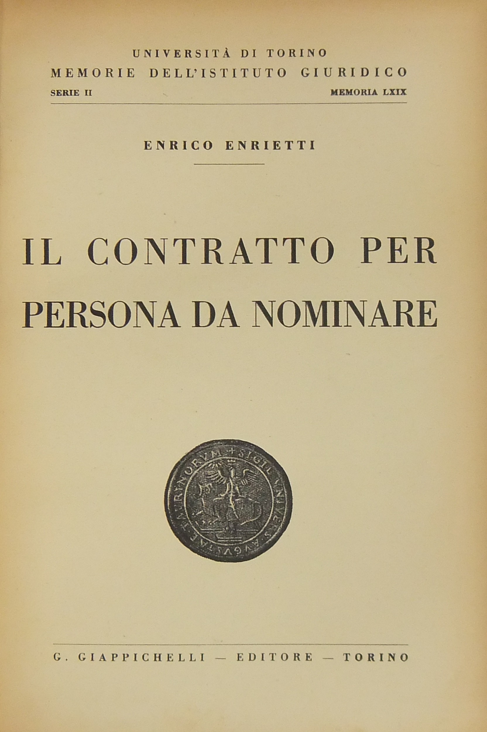 Il contratto per persona da nominare