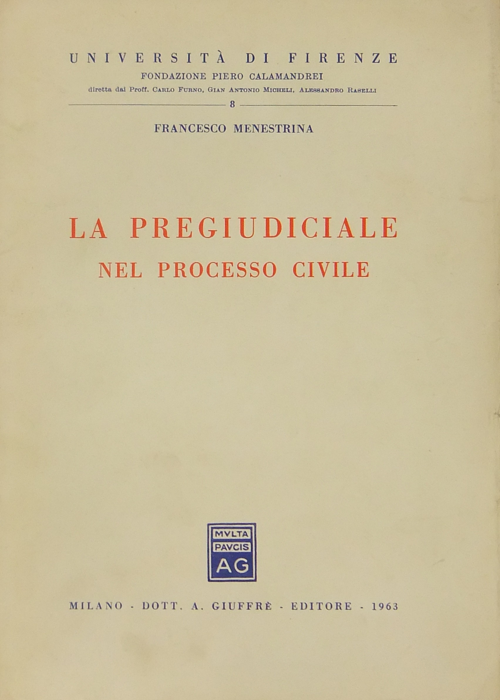 La pregiudiciale nel processo civile