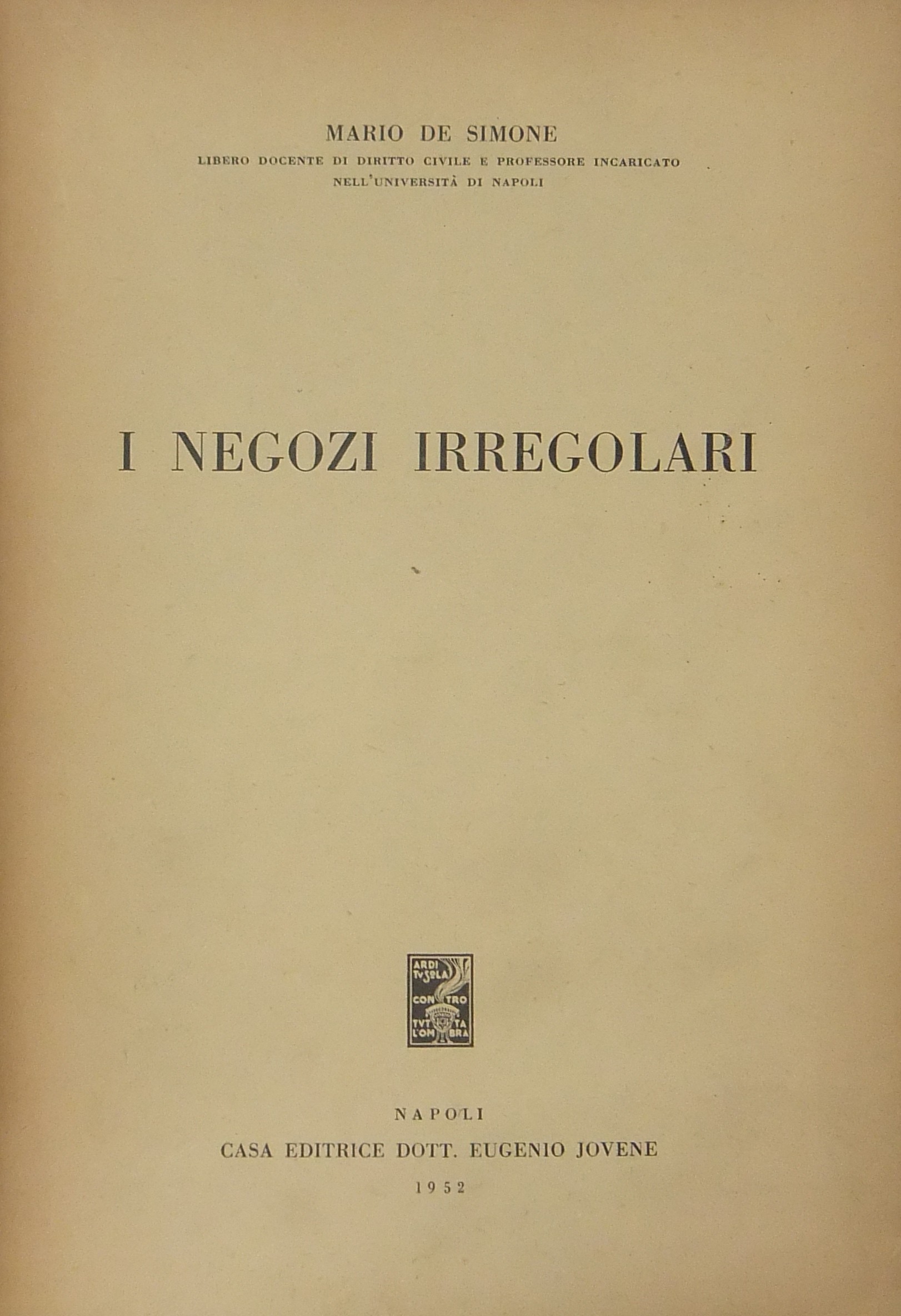 I negozi irregolari