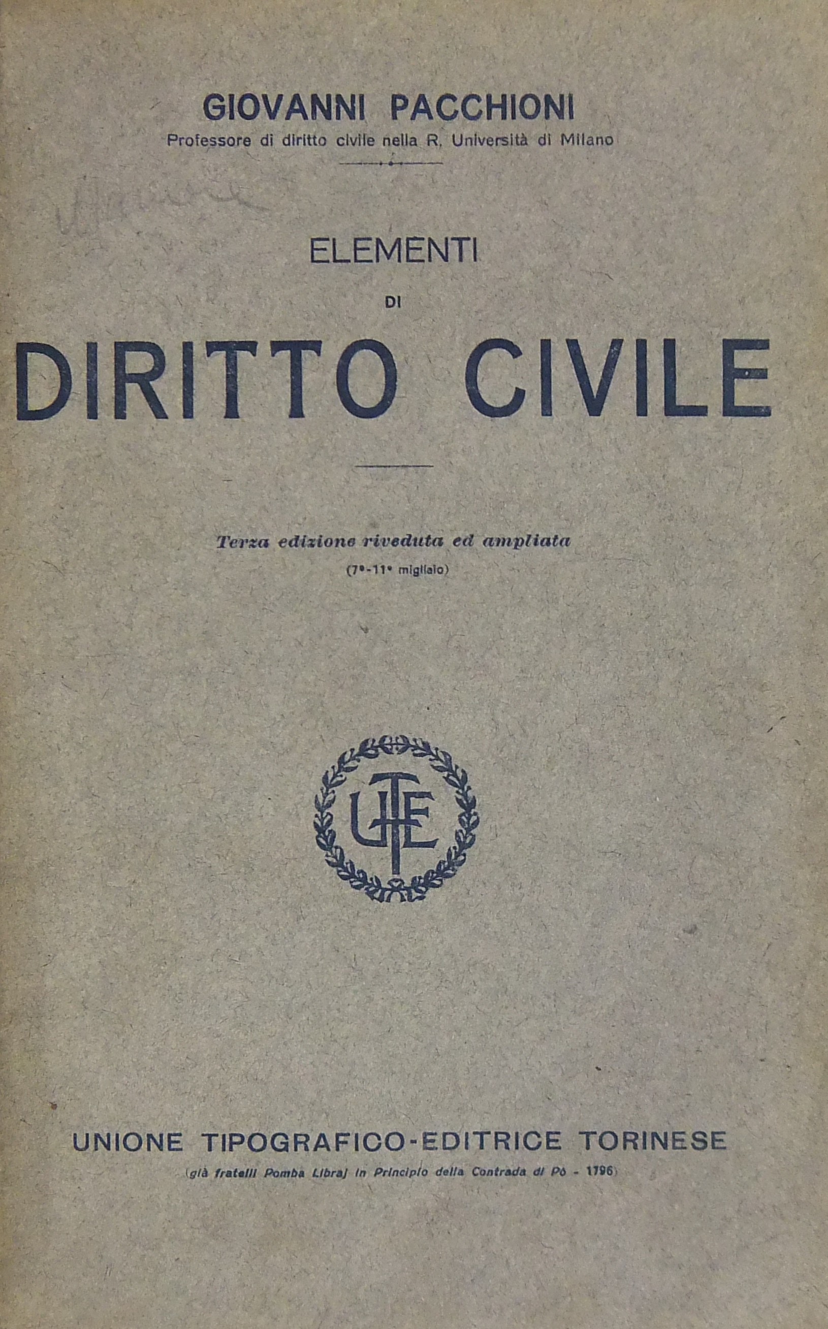 Elementi di diritto civile