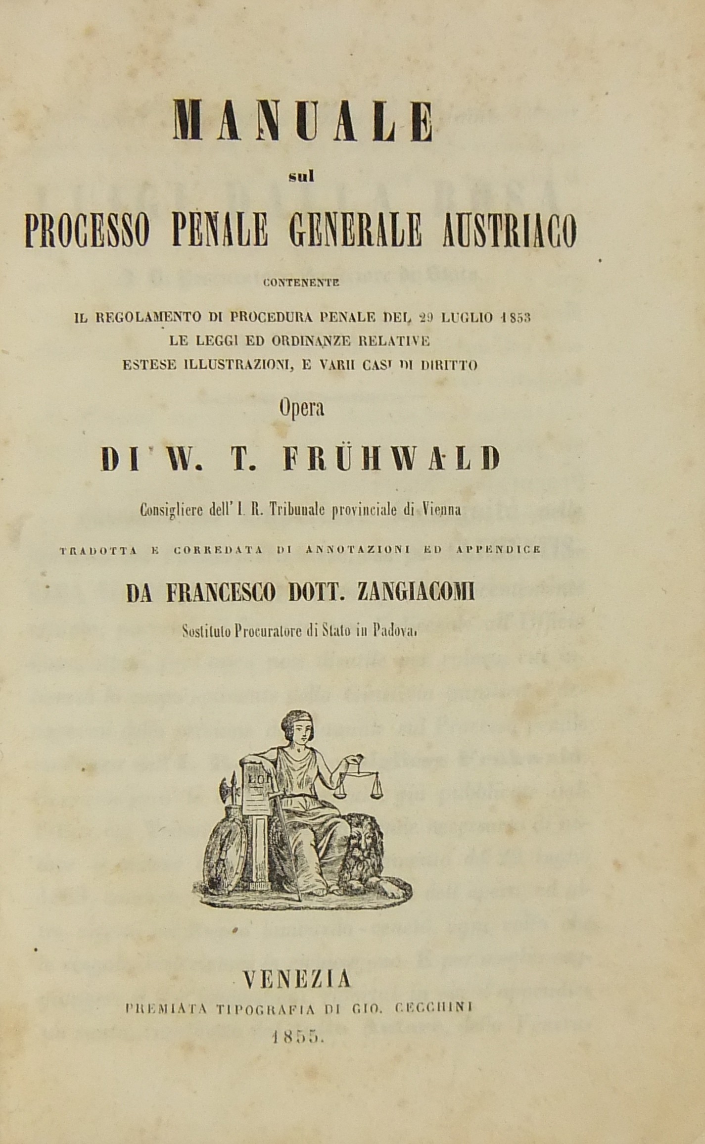 Manuale sul processo penale generale austriaco