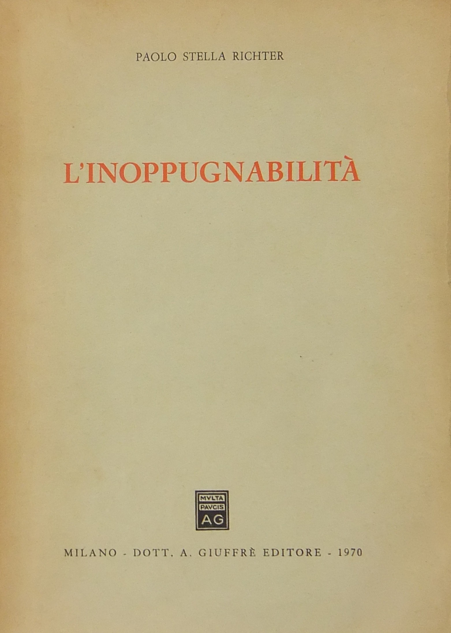 L'inoppugnabilità
