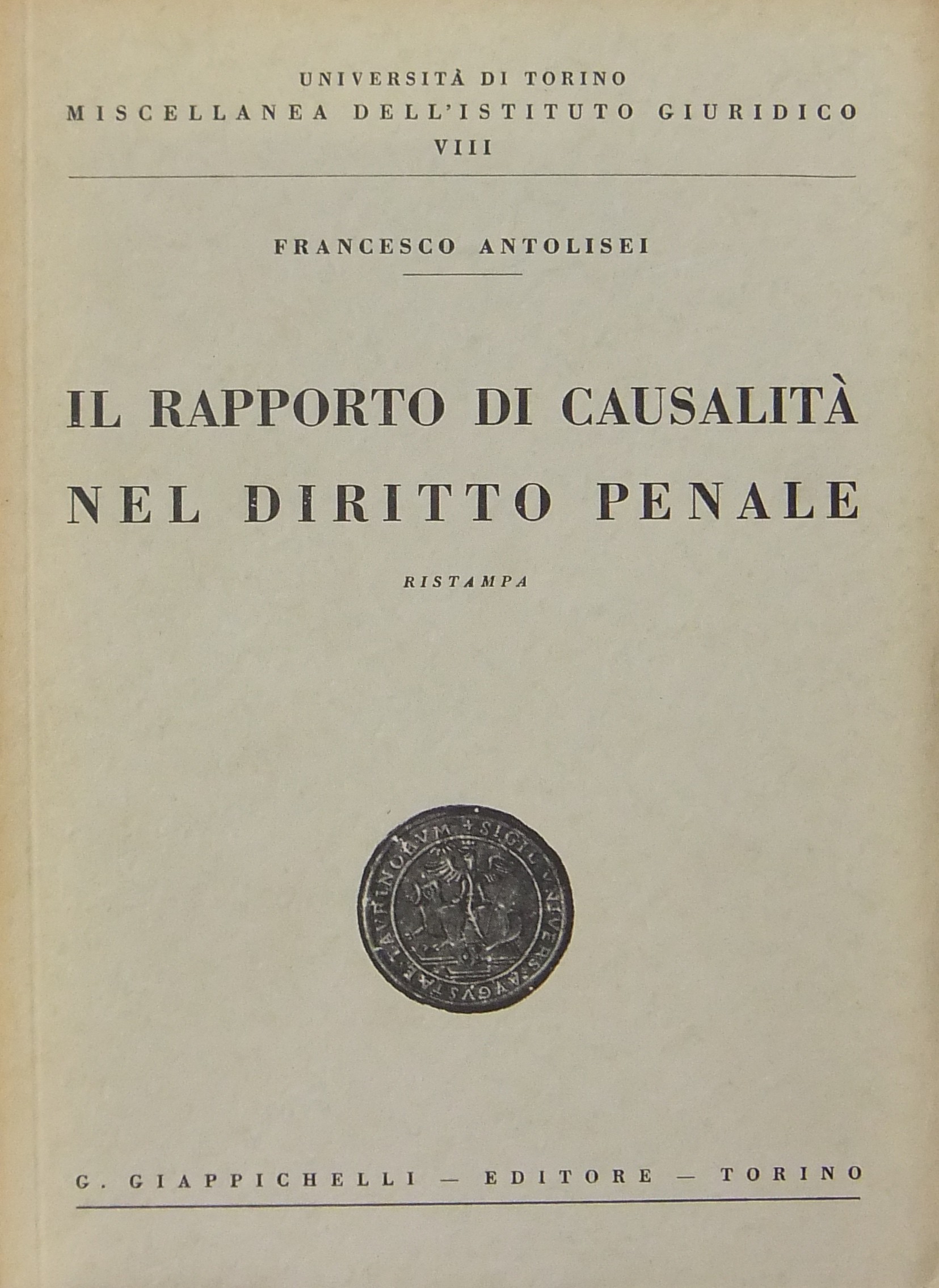Il rapporto di causalità nel diritto penale