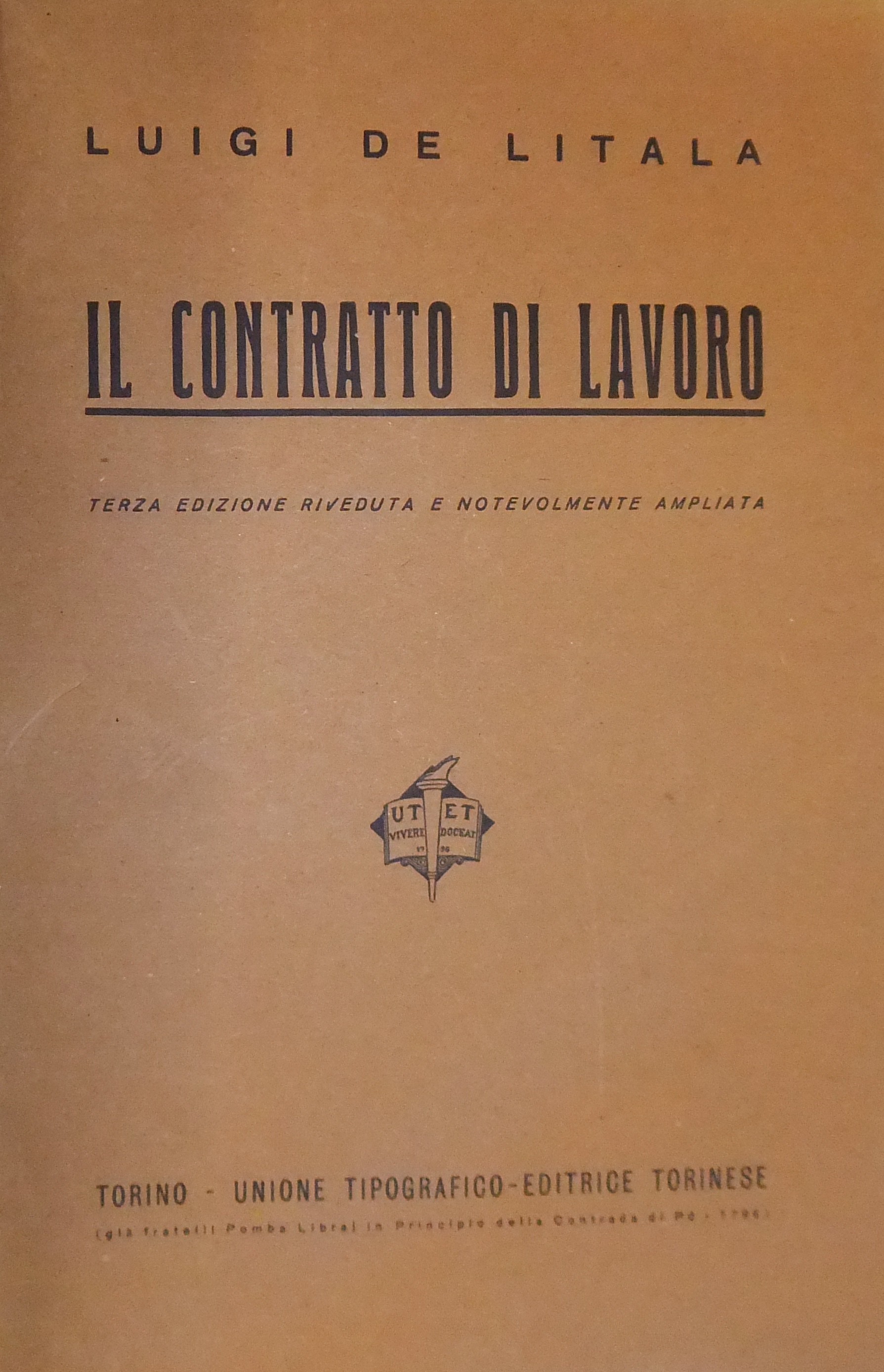 Il contratto di lavoro