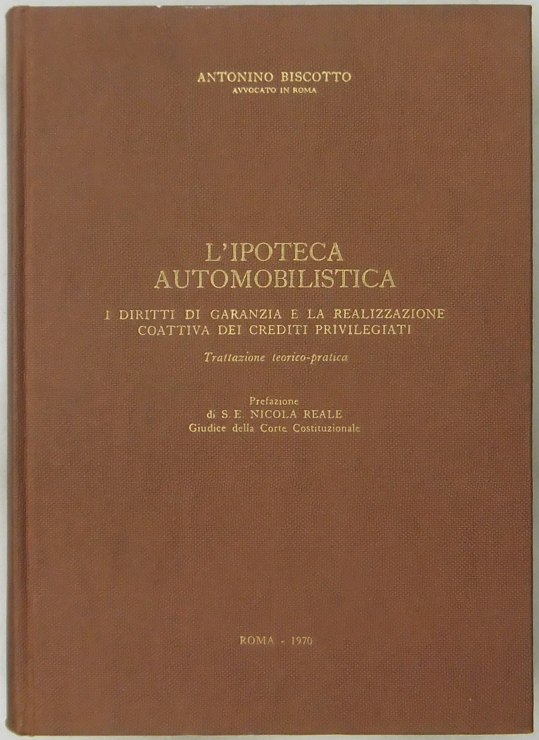 L'ipoteca automobilistica.