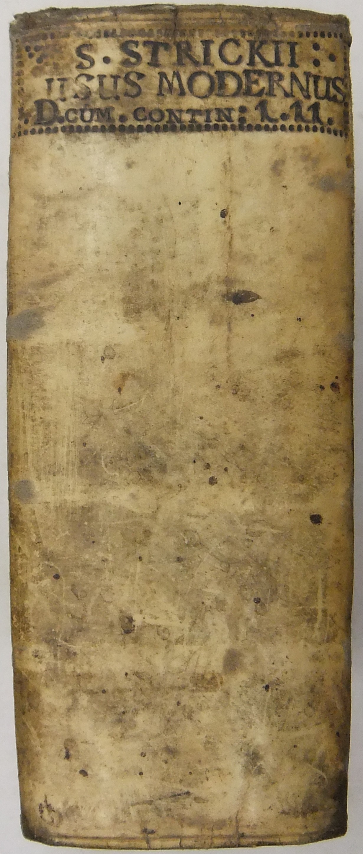 Samuelis Strykii Jc.. Specimen usus moderni pandectarum