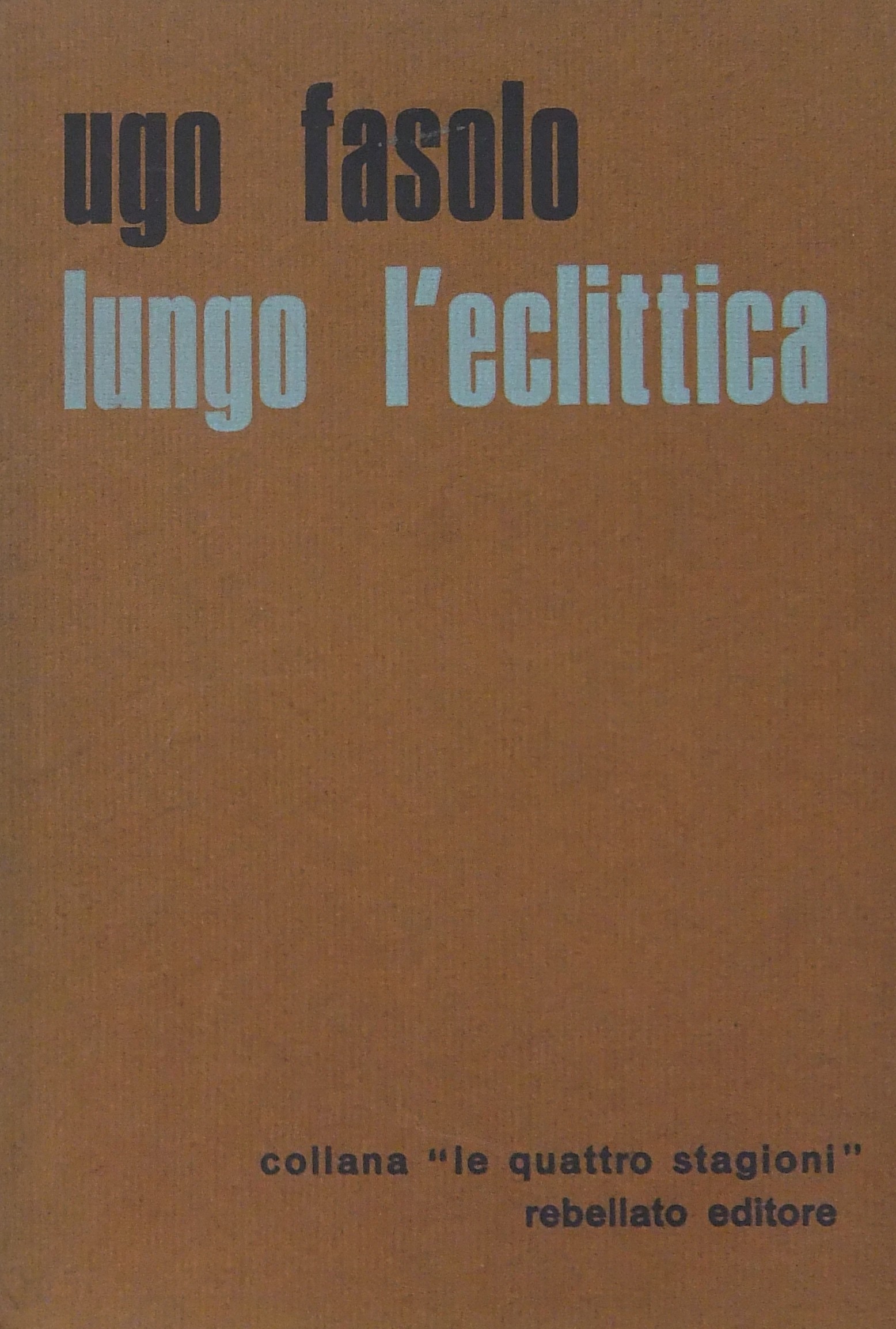 Lungo l'eclittica