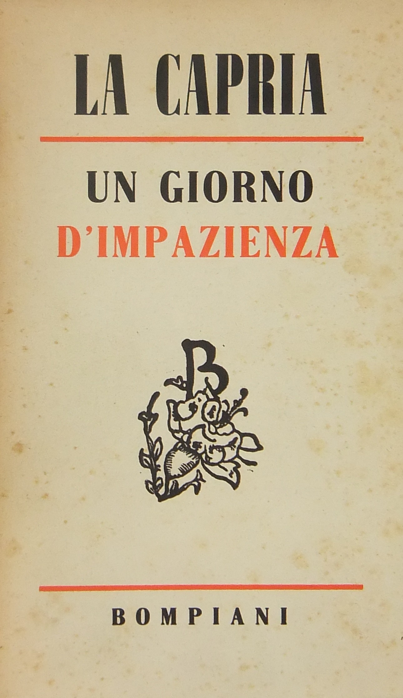 Un giorno d'impazienza