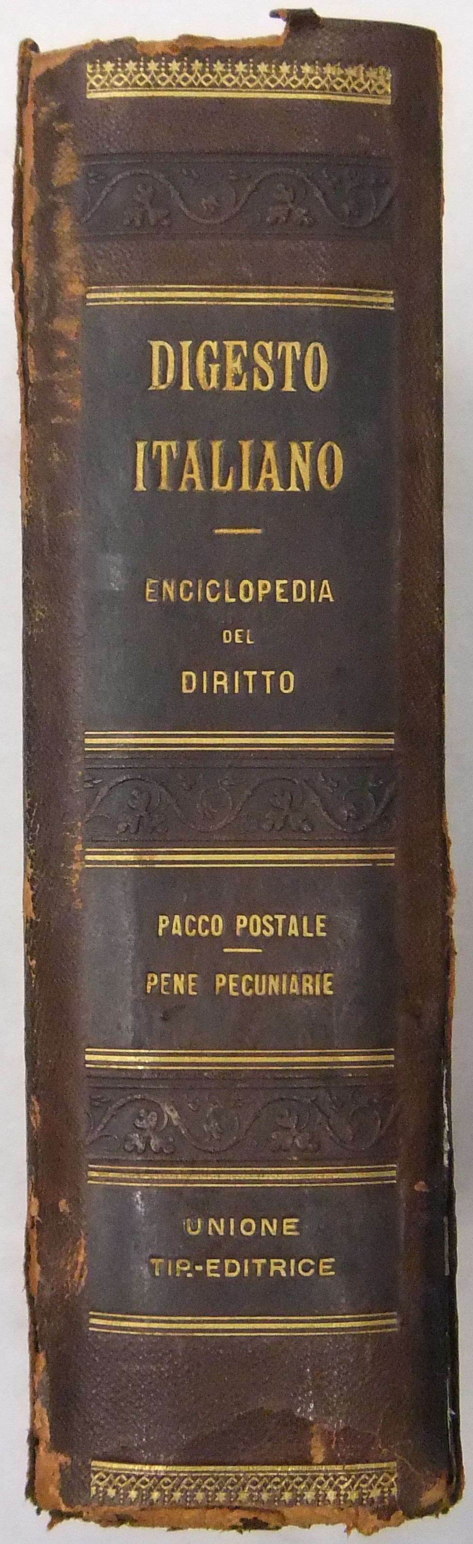 Il Digesto Italiano. Vol. XVIII - parte prima - Pacco postale-Pene pecuniarie