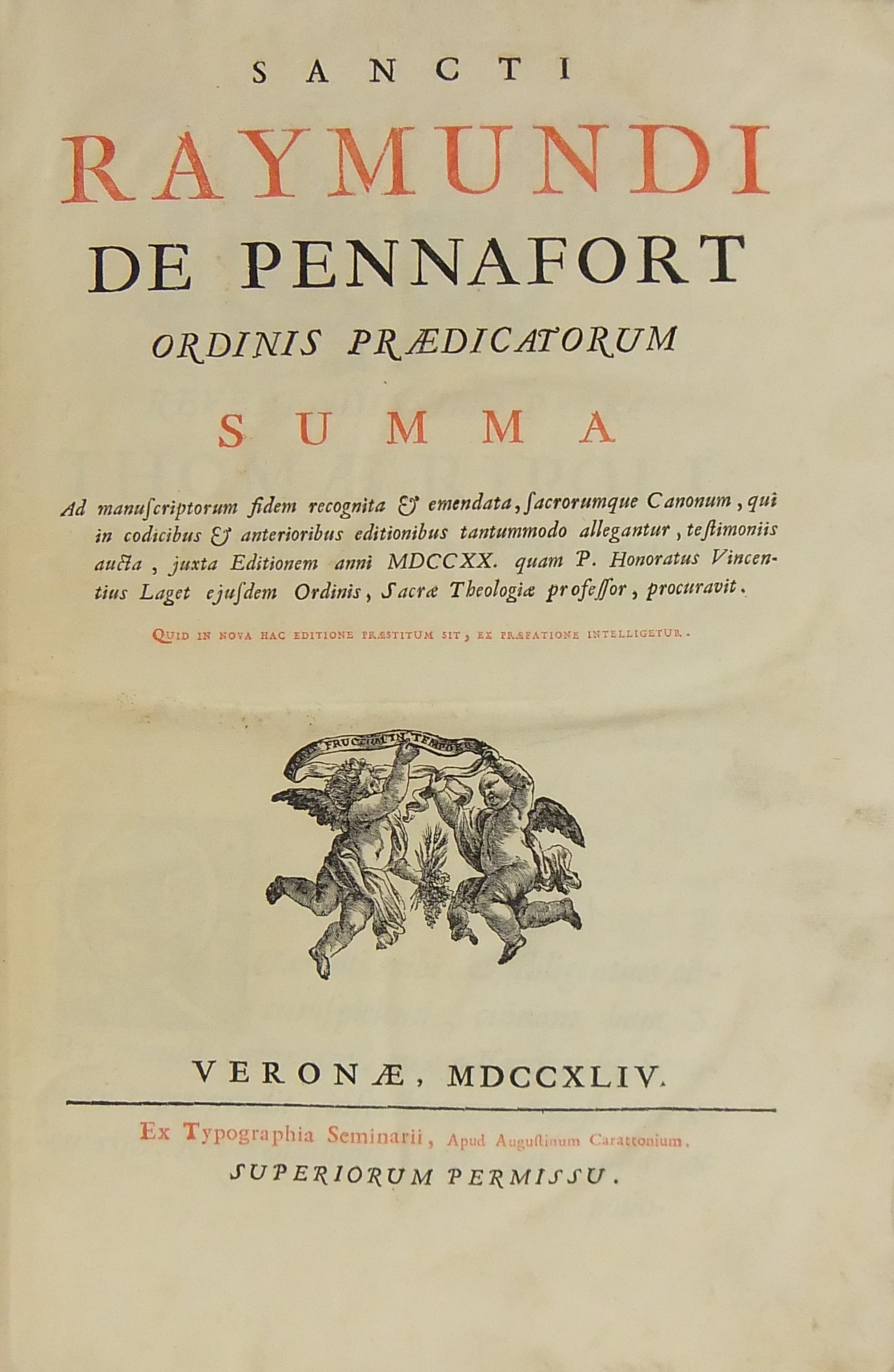 Sancti Raymundi De Pennafort ... Summa
