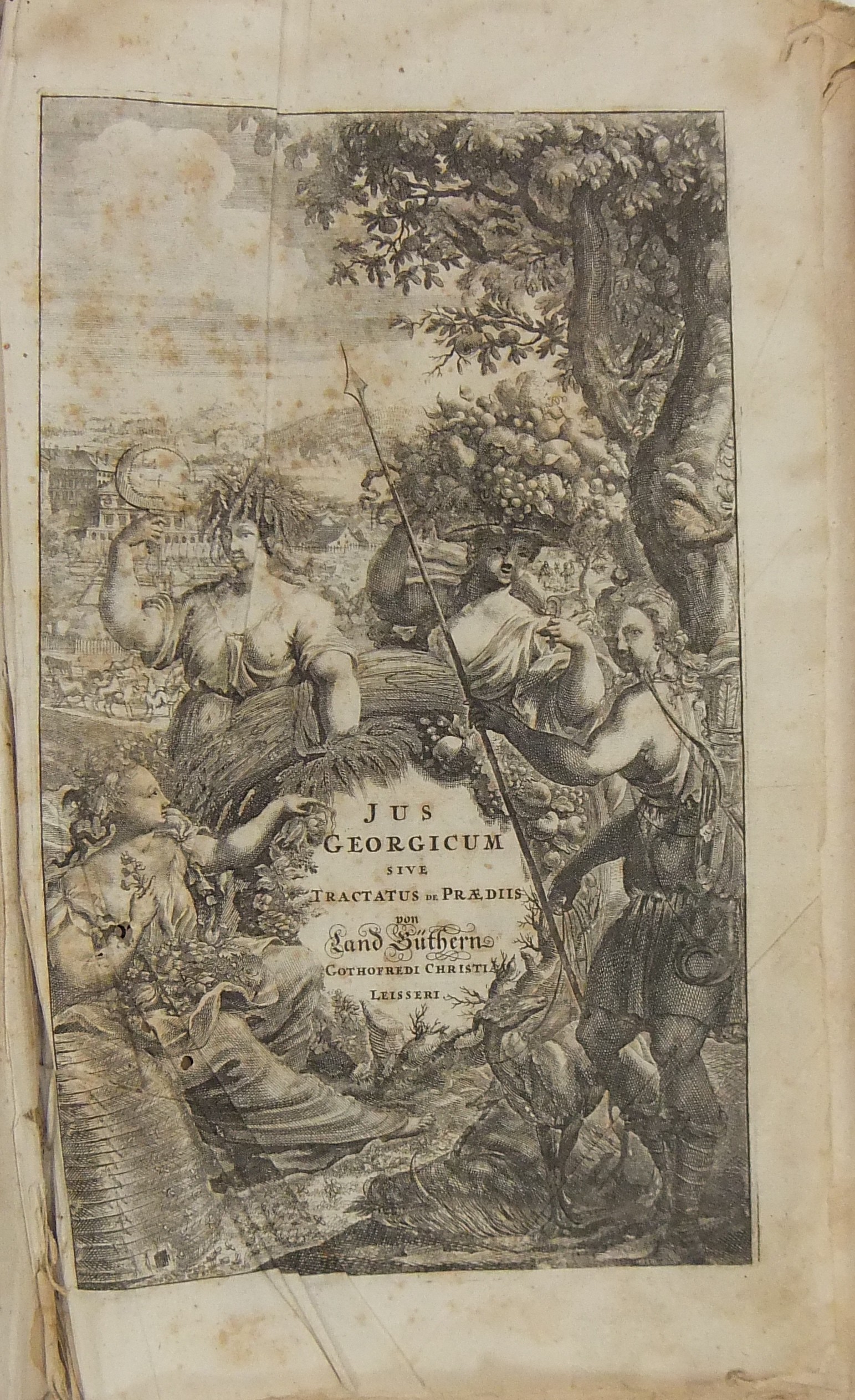 Ius georgicum sive Tractatus de praediis von Land-Guthern 