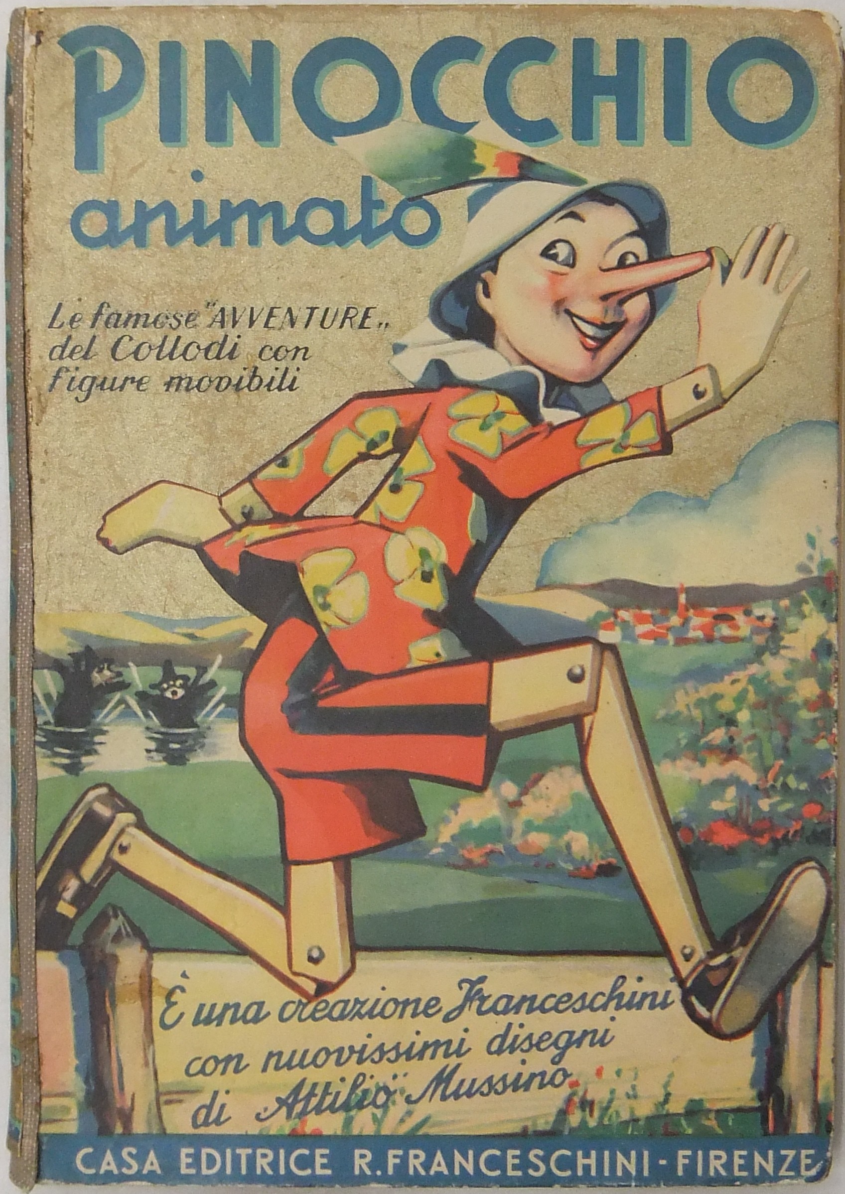 Pinocchio animato.