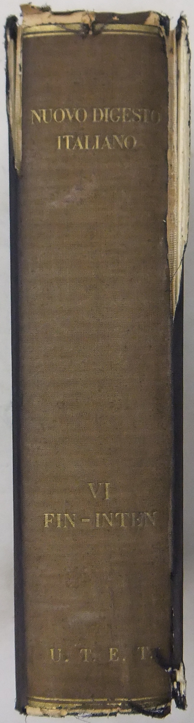Nuovo Digesto Italiano. A cura di Mariano D'Amelio.