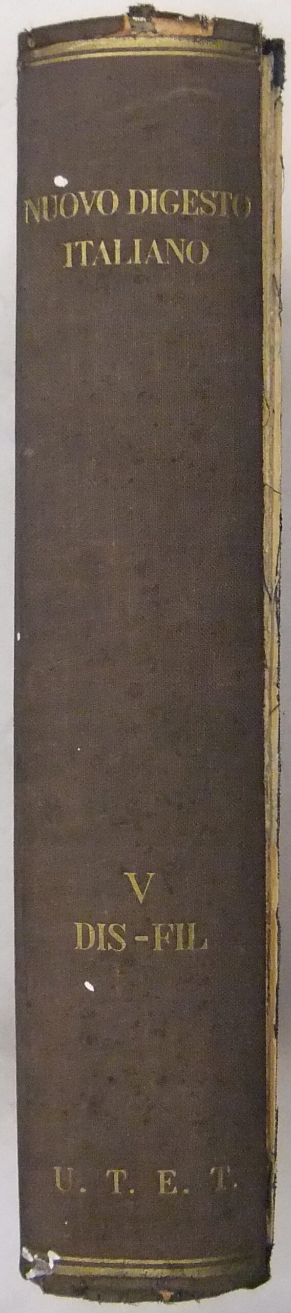 Nuovo Digesto Italiano. A cura di Mariano D'Amelio.