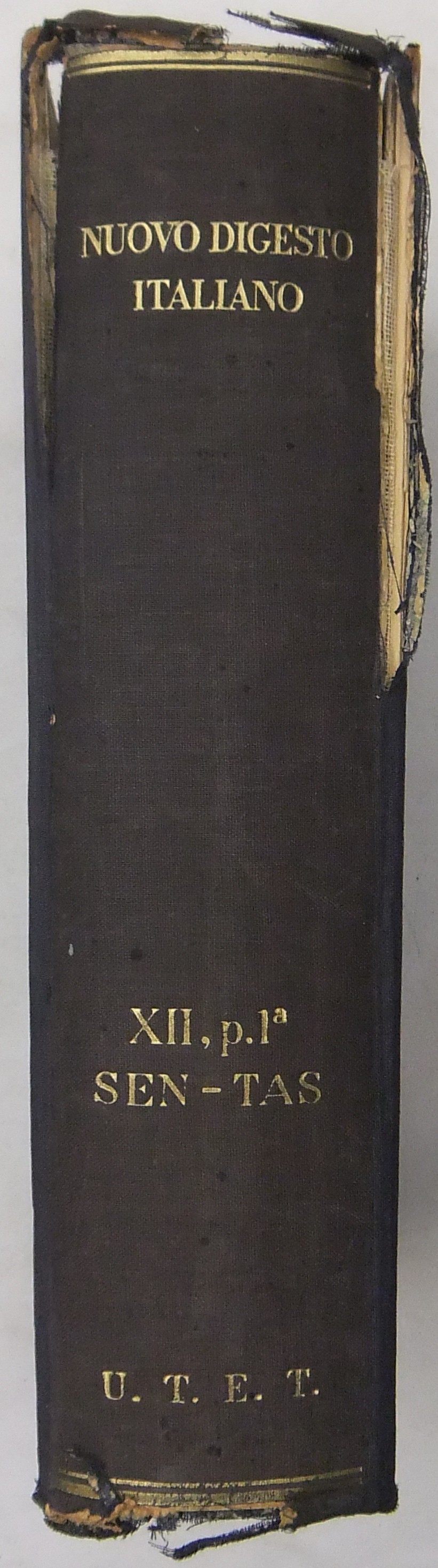 Nuovo Digesto Italiano. A cura di Mariano D'Amelio.