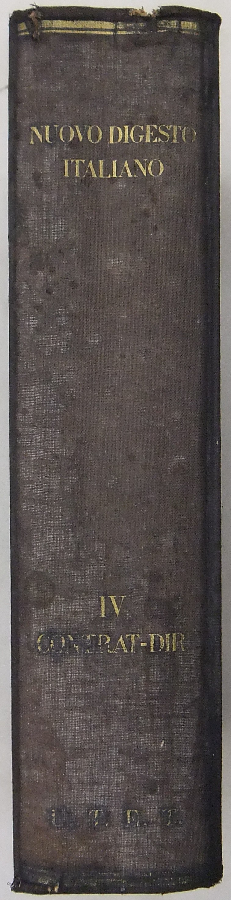Nuovo Digesto Italiano. A cura di Mariano D'Amelio.