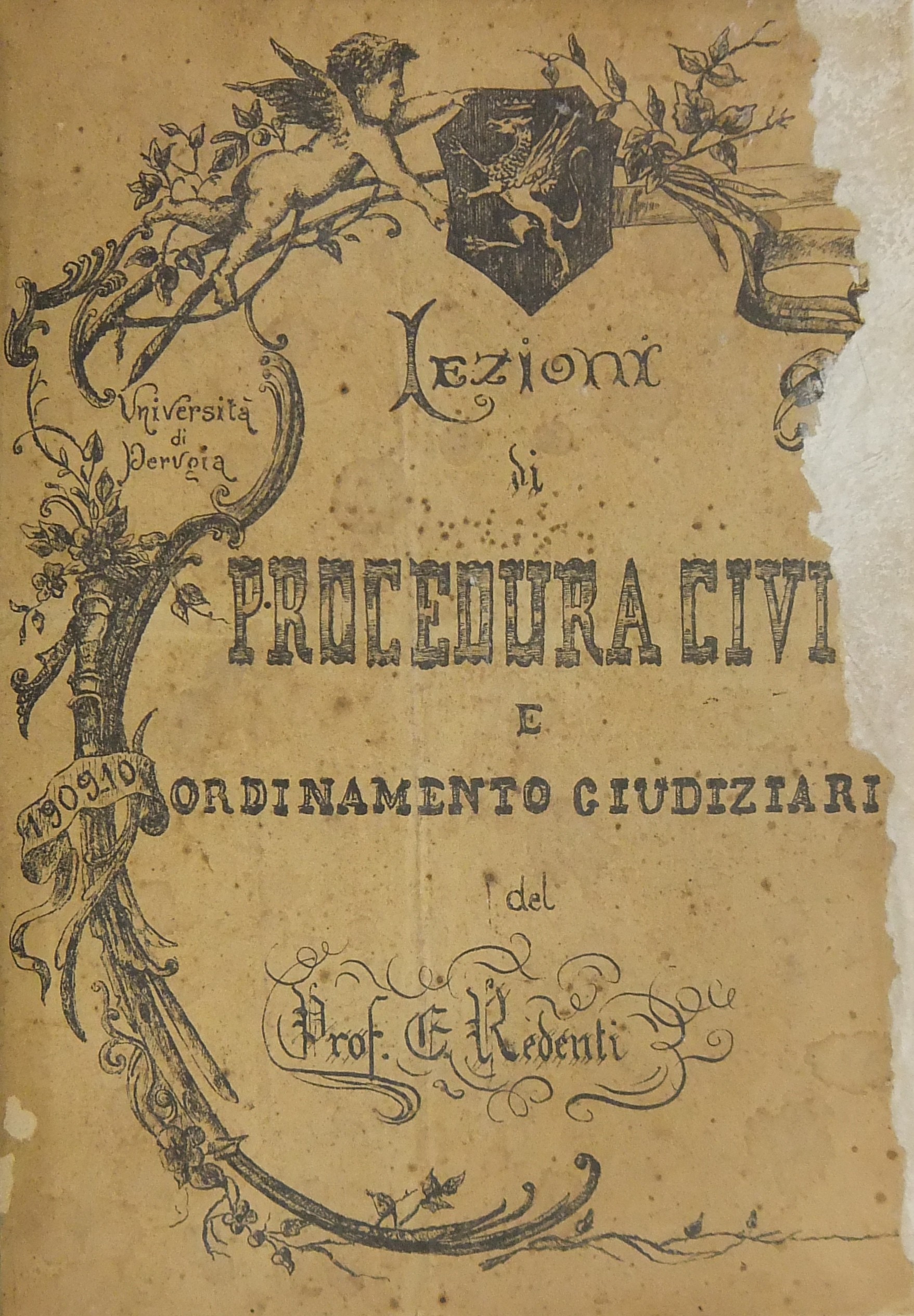 Lezioni di procedura civile e ordinamento giudiziario