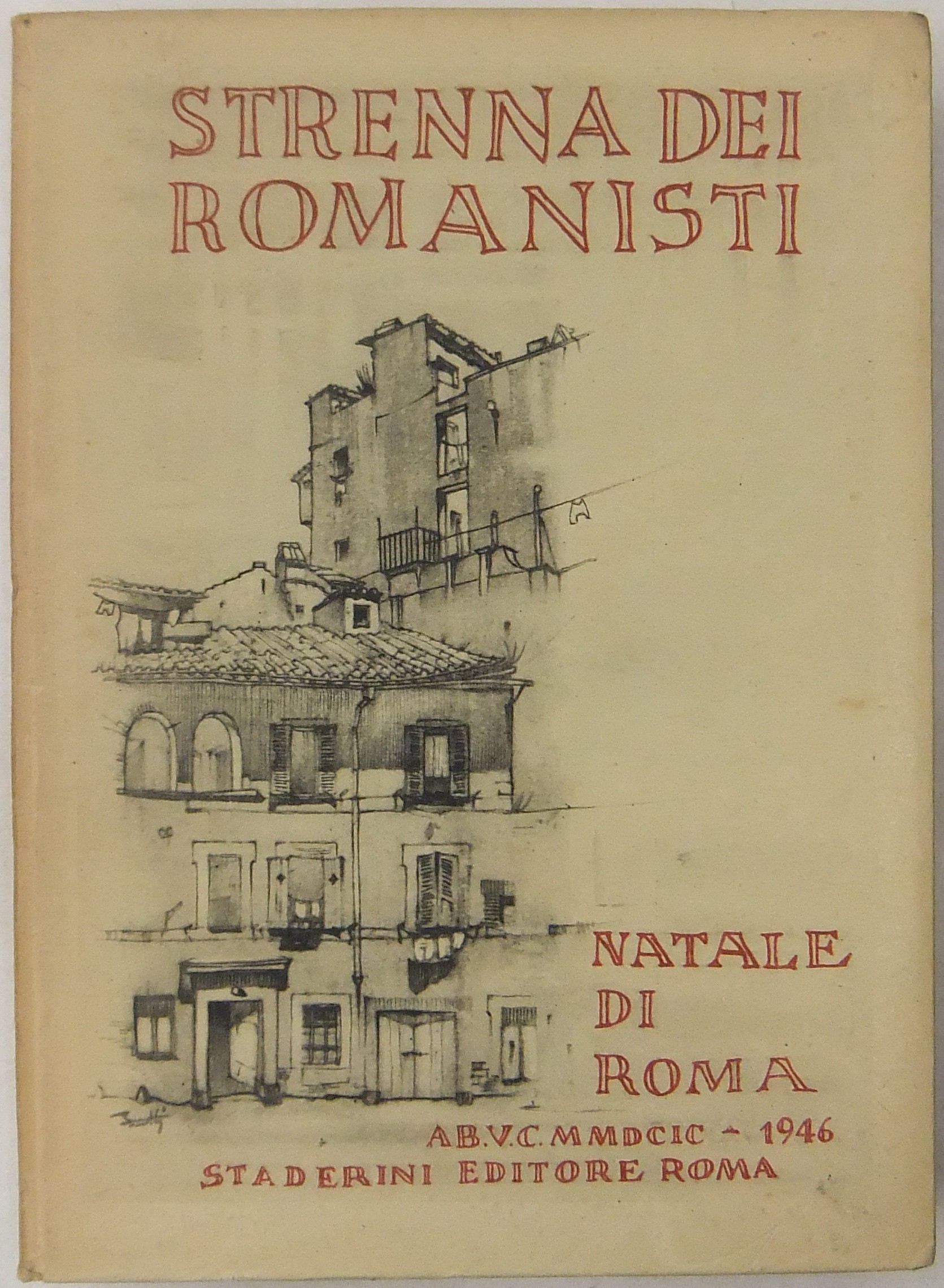 Strenna dei romanisti. Natale di Roma.