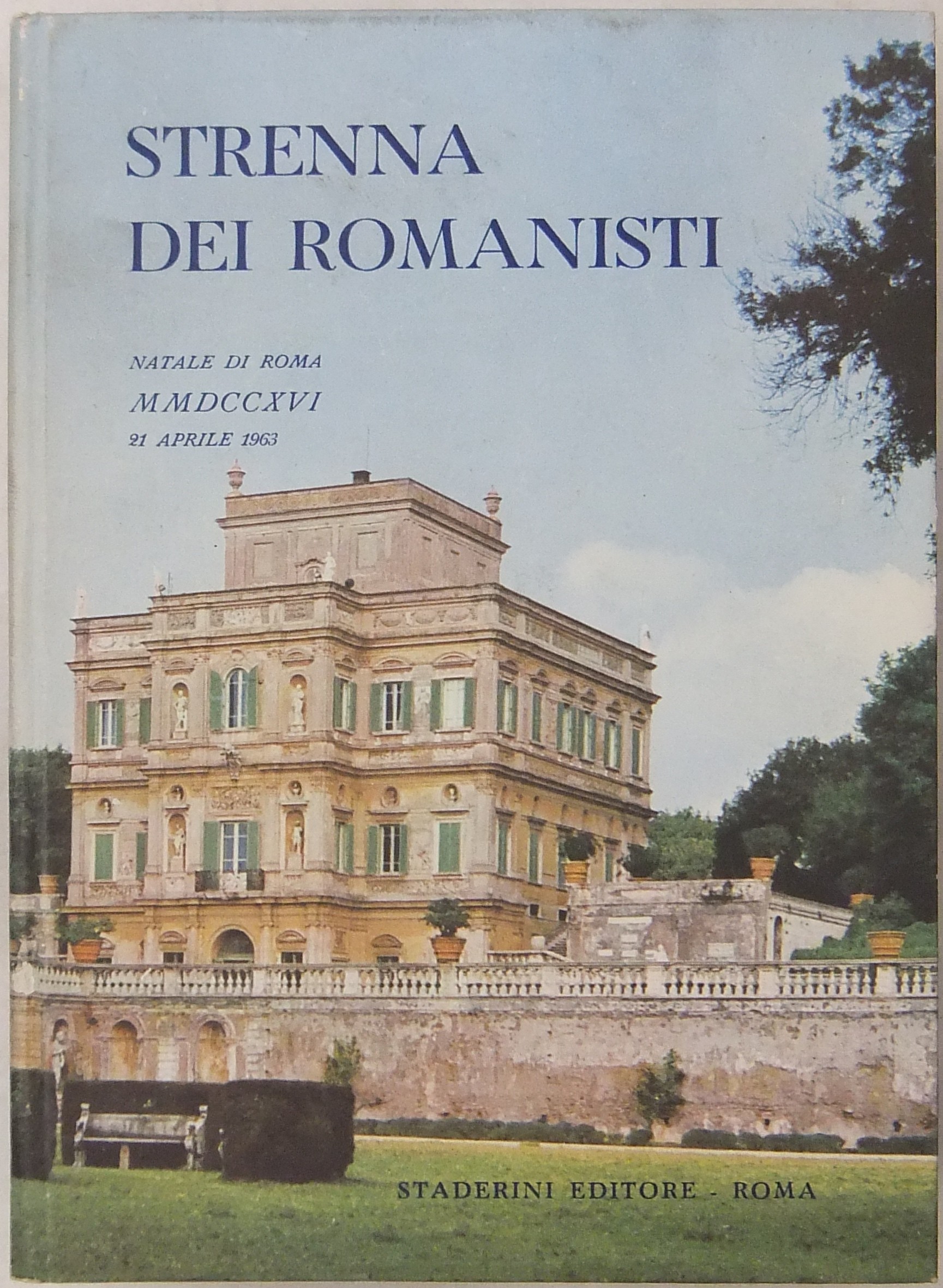 Strenna dei romanisti. Natale di Roma.