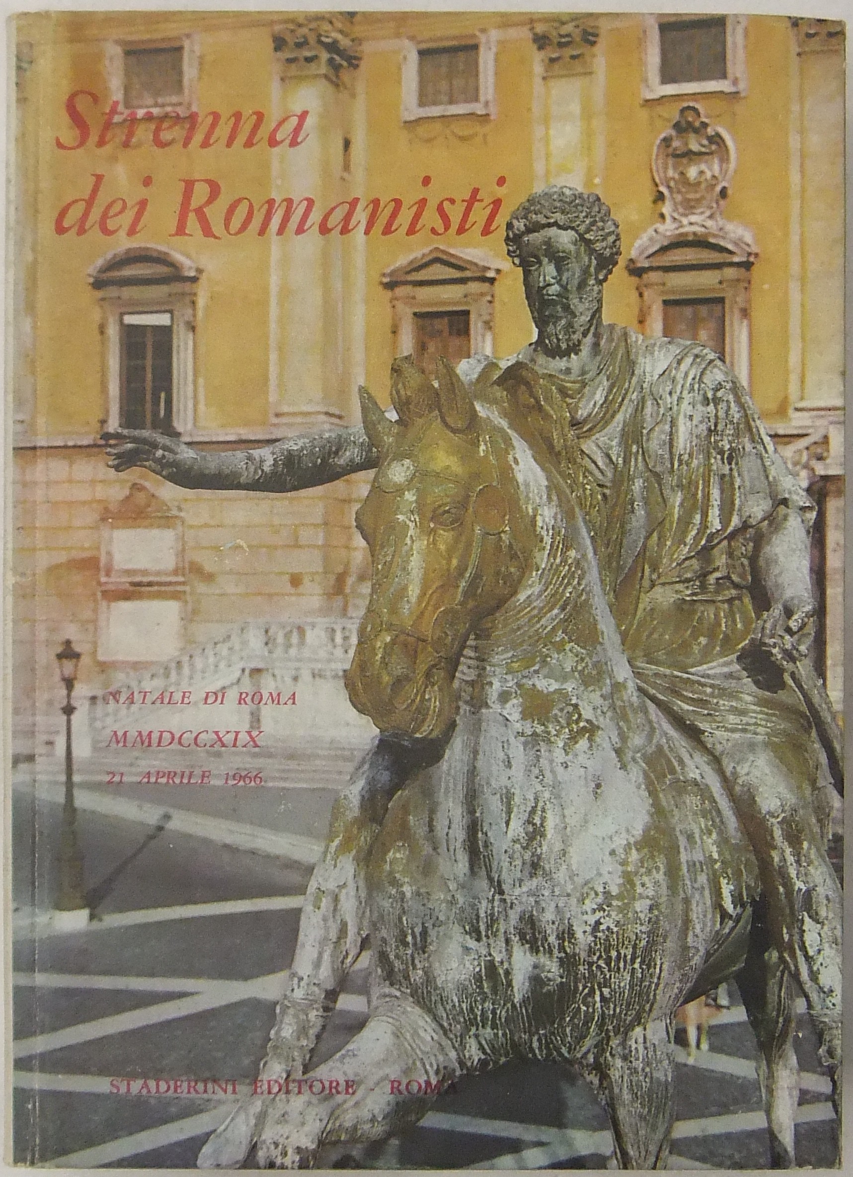 Strenna dei romanisti. Natale di Roma.