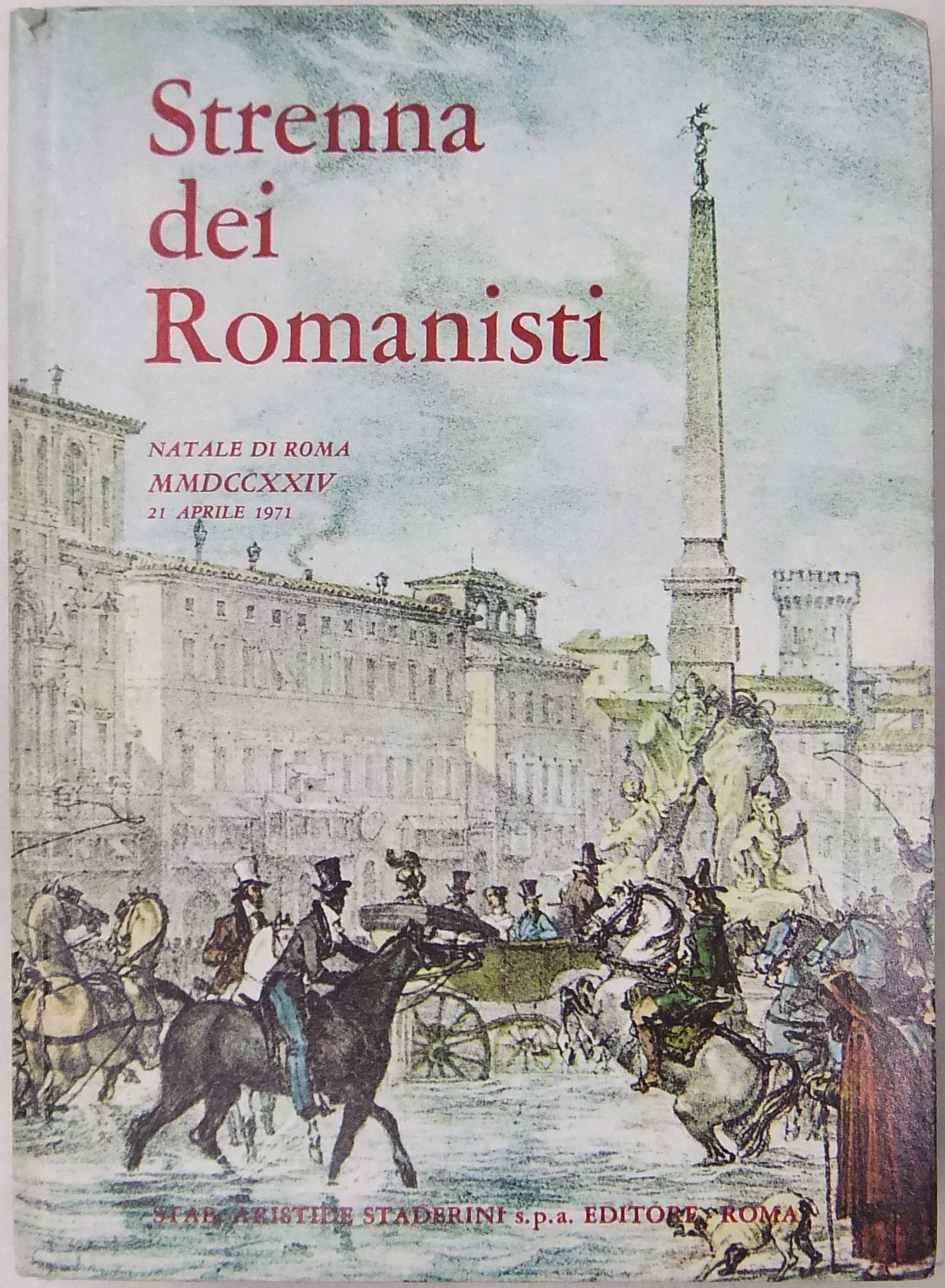 Strenna dei romanisti. Natale di Roma.