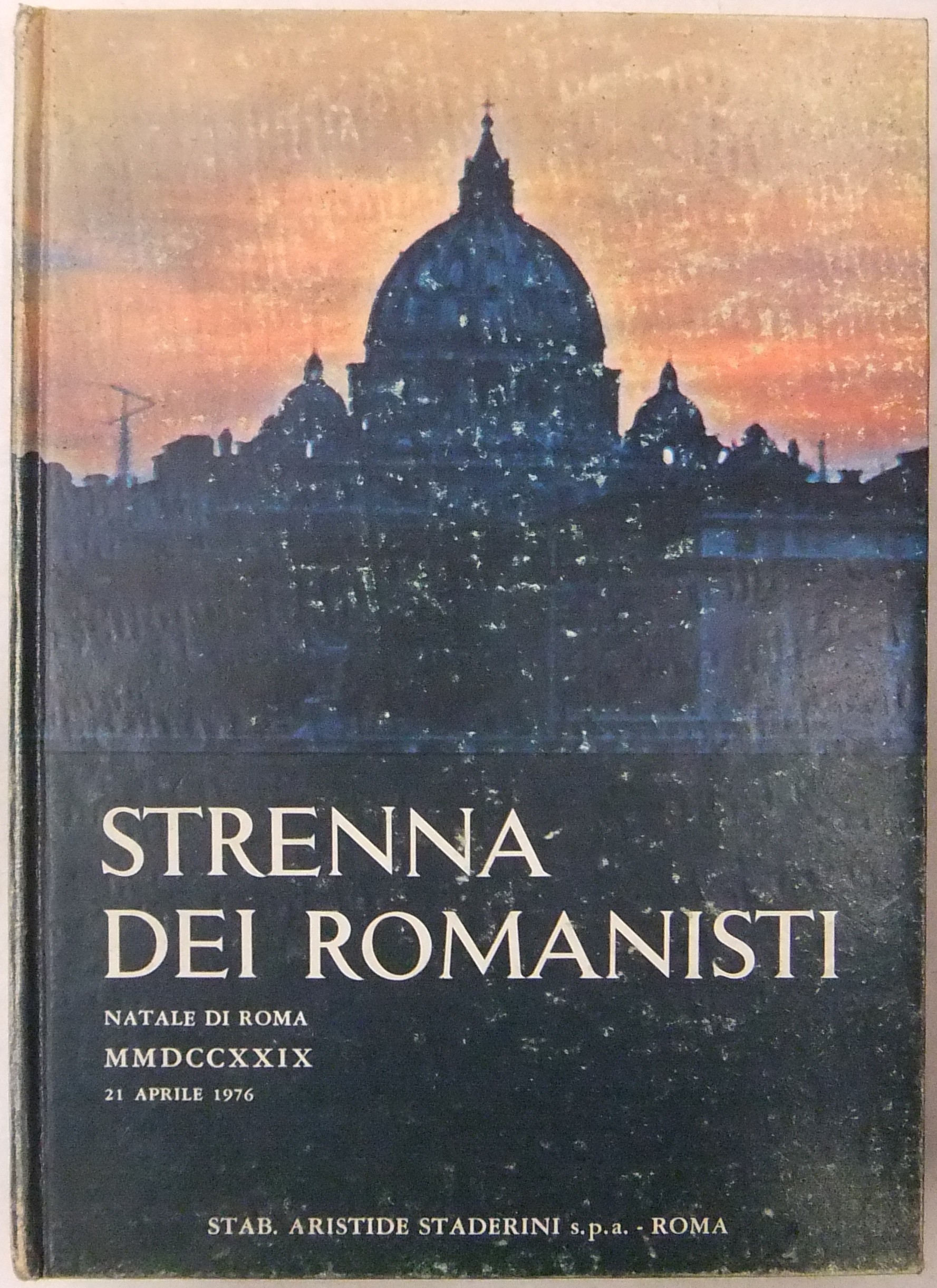 Strenna dei romanisti. Natale di Roma.
