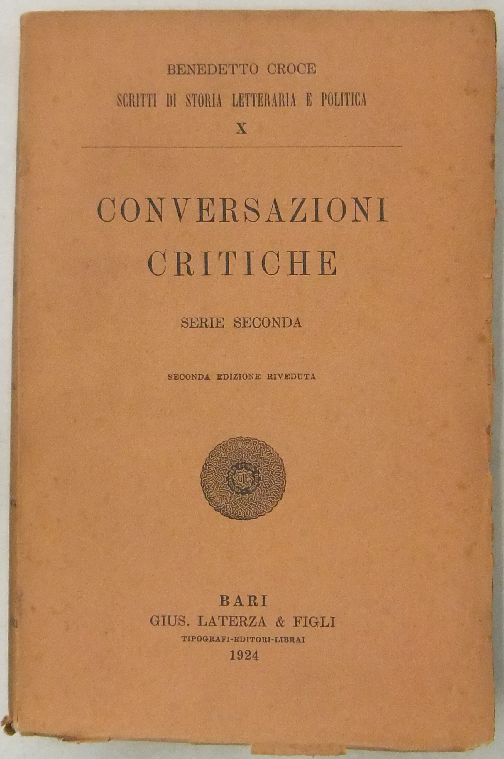 Conversazioni critiche. Serie seconda
