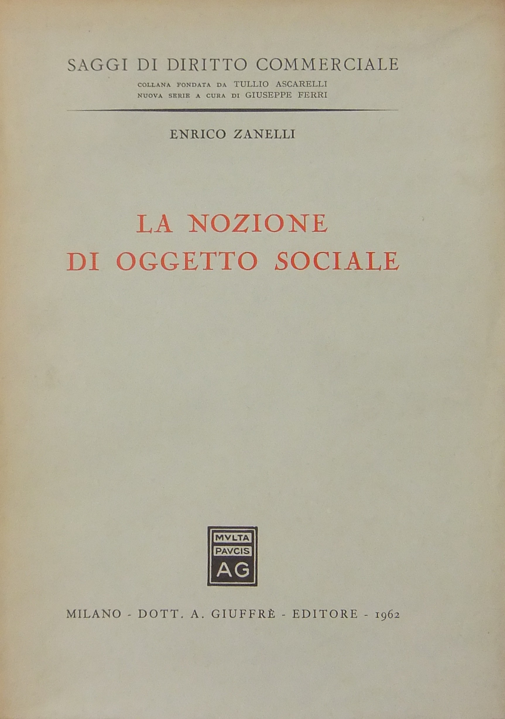 La nozione di oggetto sociale