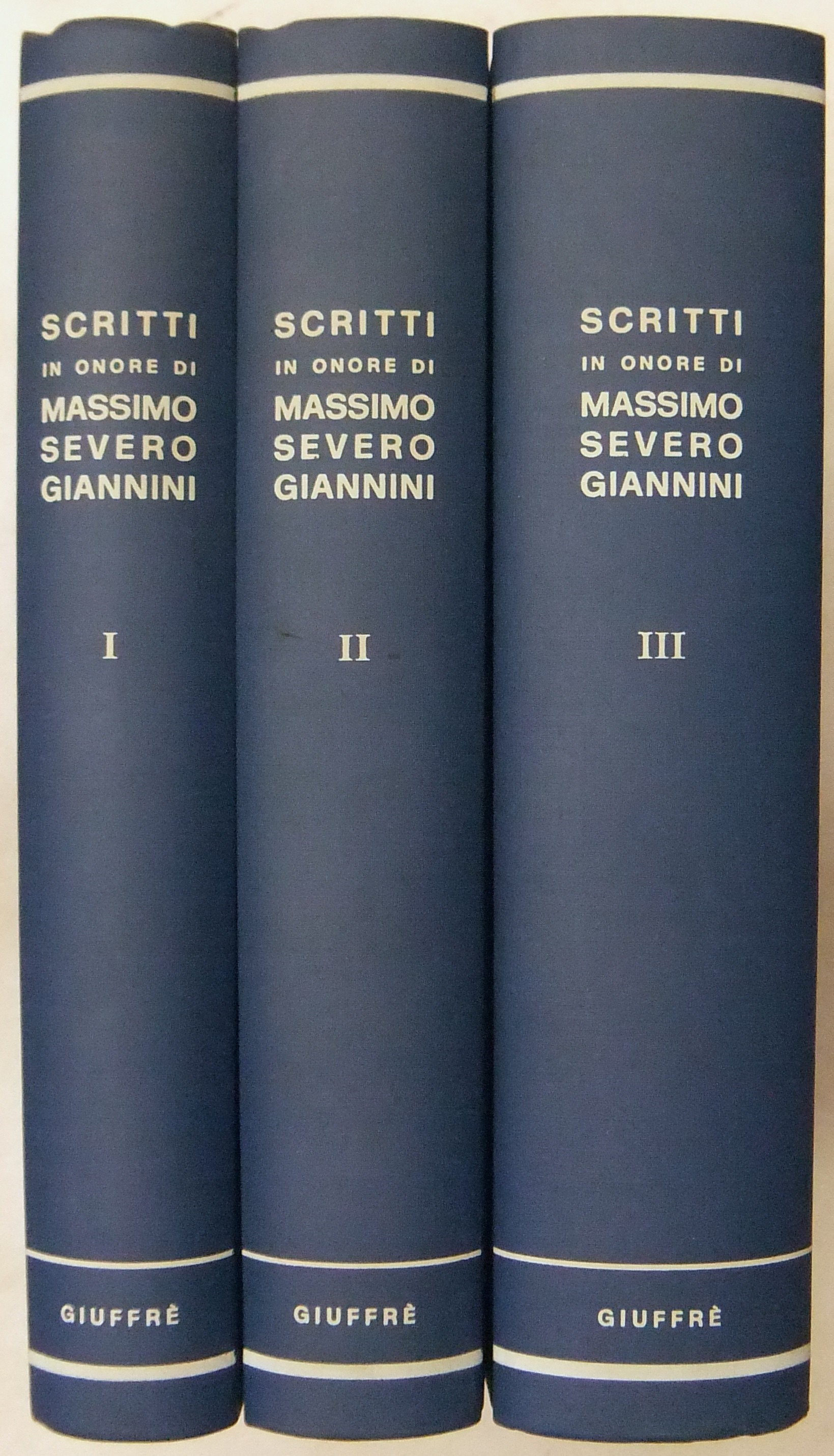Scritti in onore di Massimo Severo Giannini