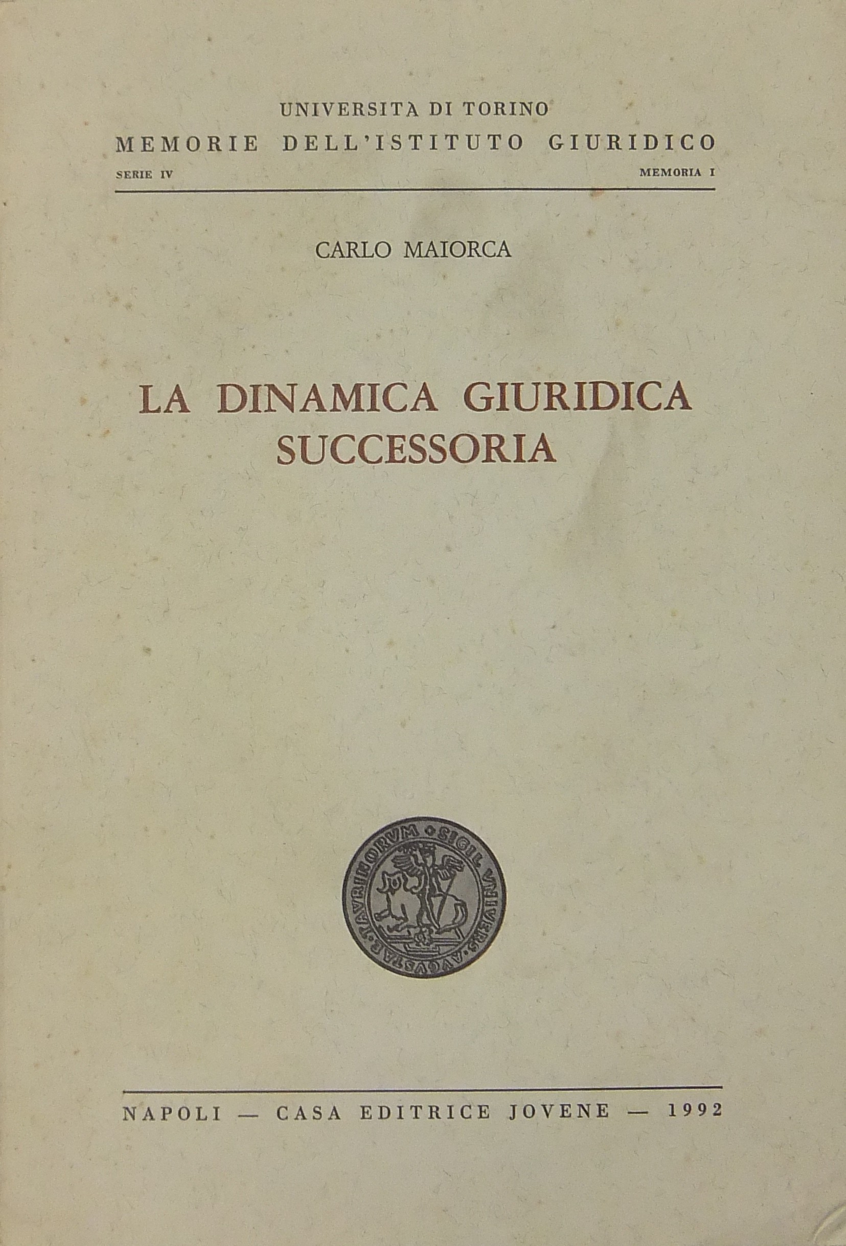 La dinamica giuridica successoria