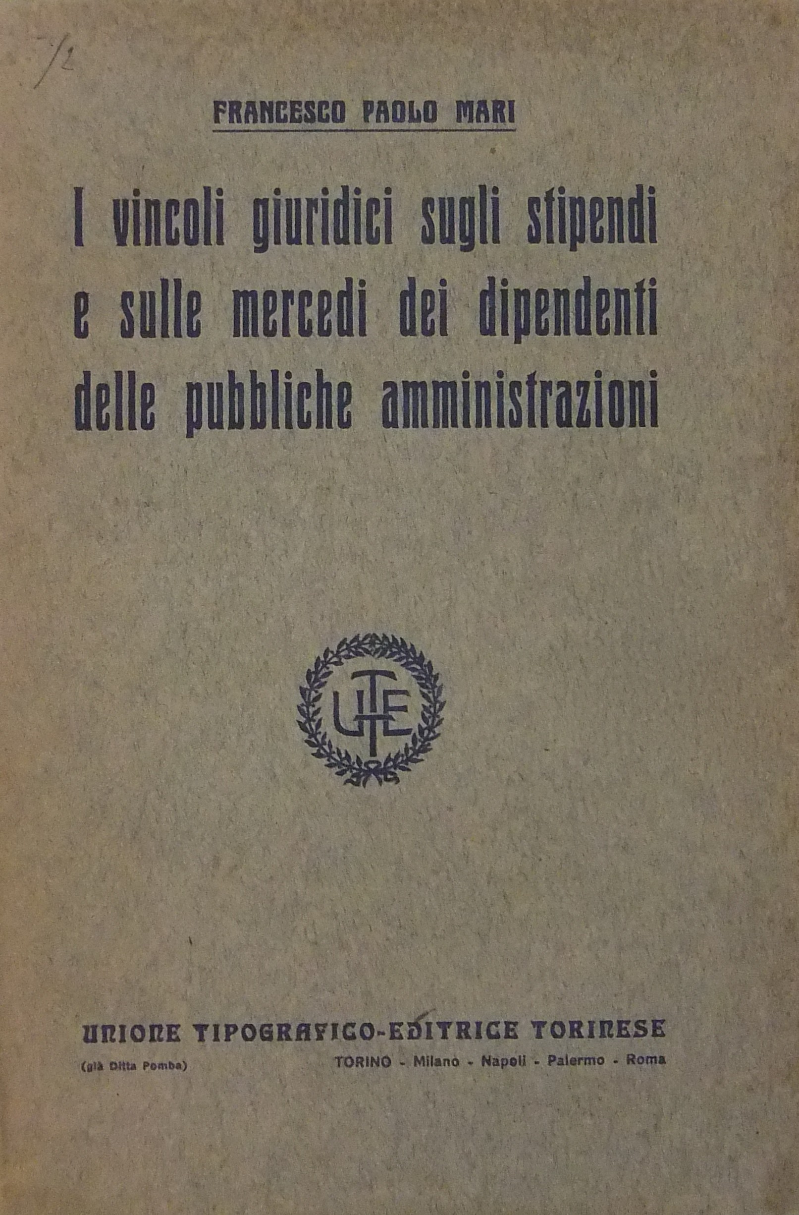 I vincoli giuridici sugli stipendi e sulle mercedi