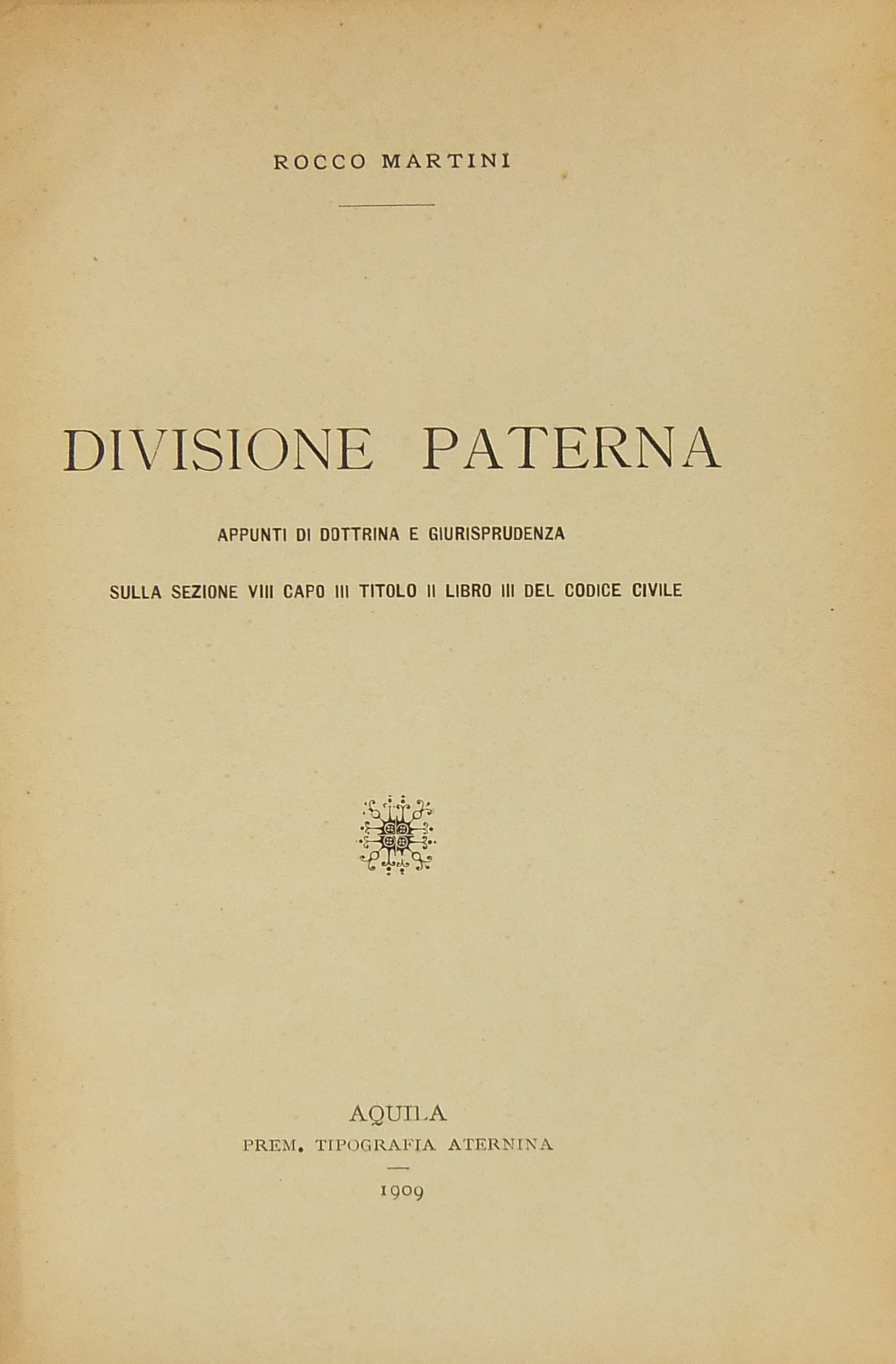 Divisione paterna.