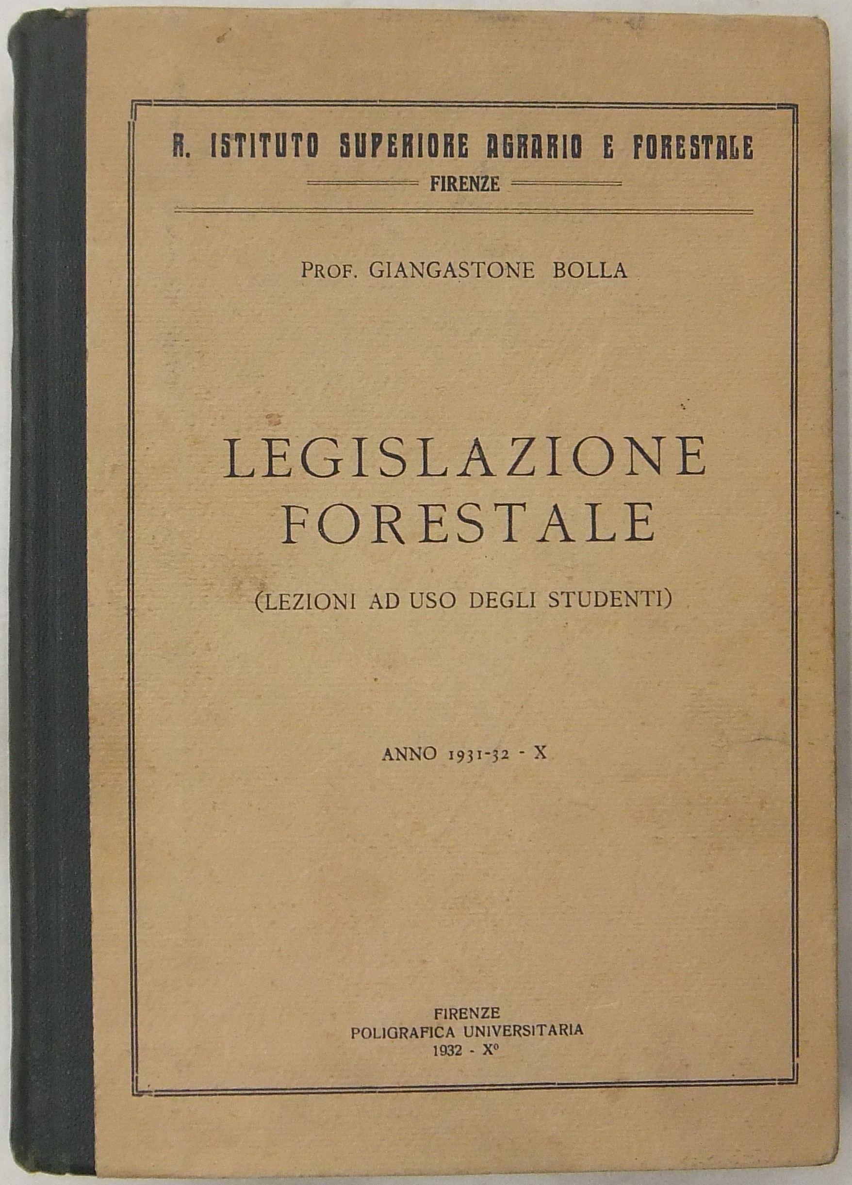 Legislazione forestale.