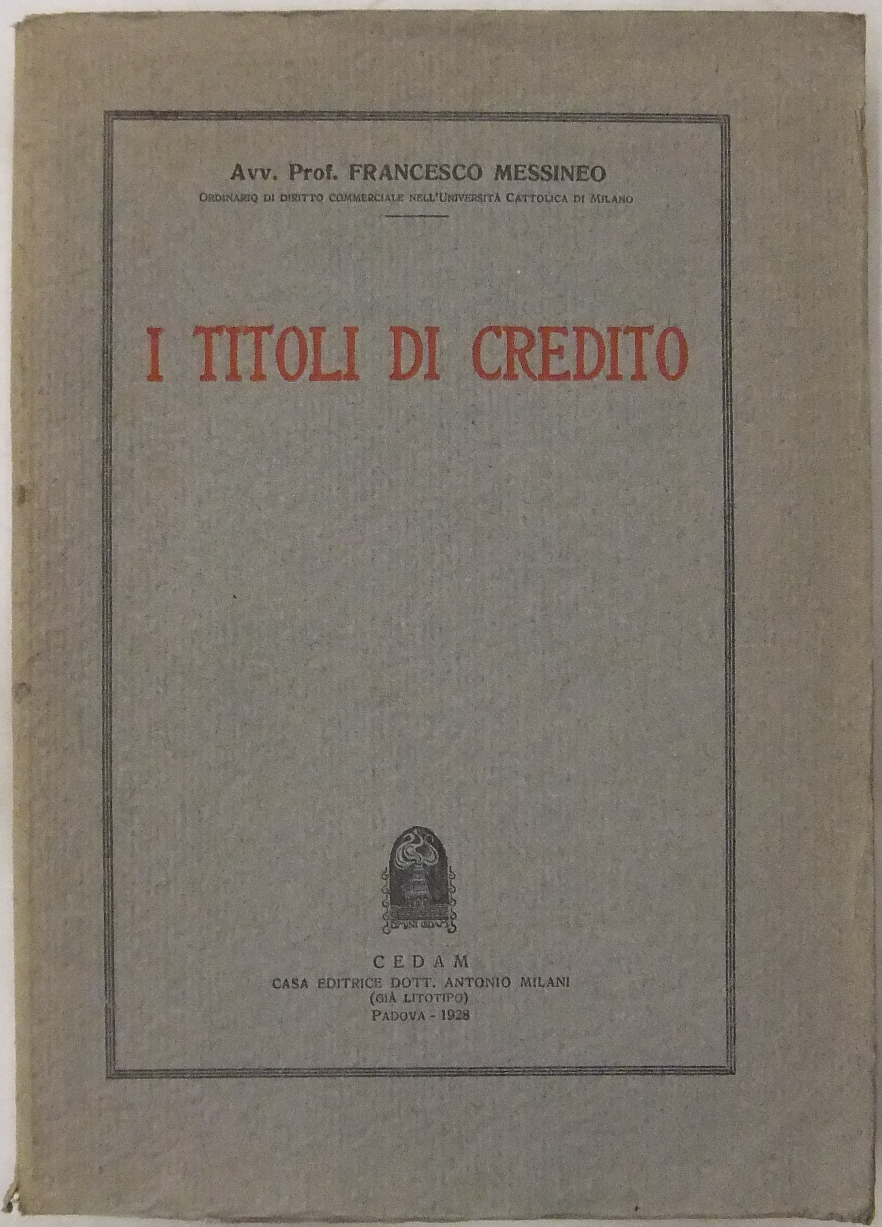 I titoli di credito