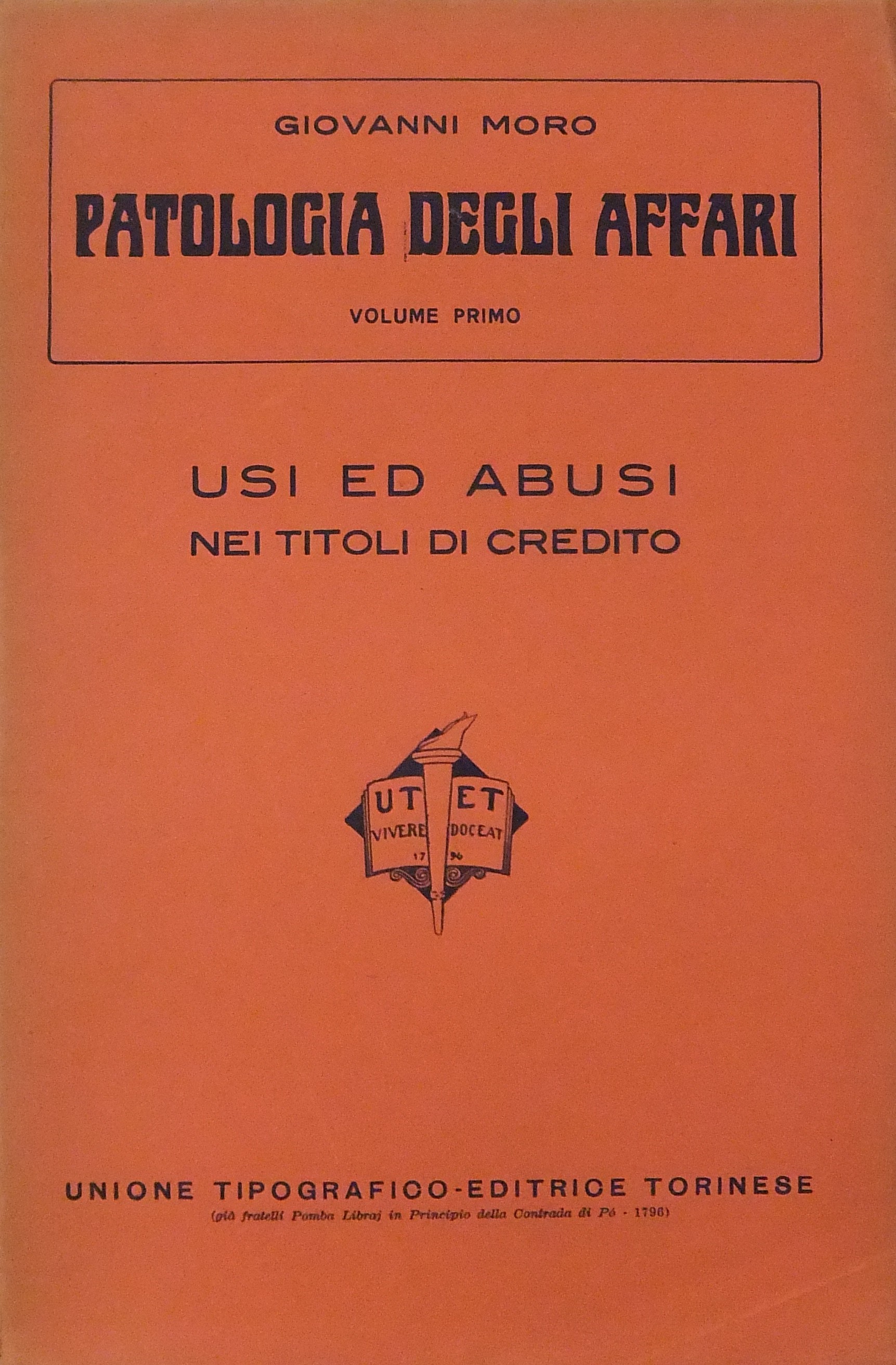 Patologia degli affari.