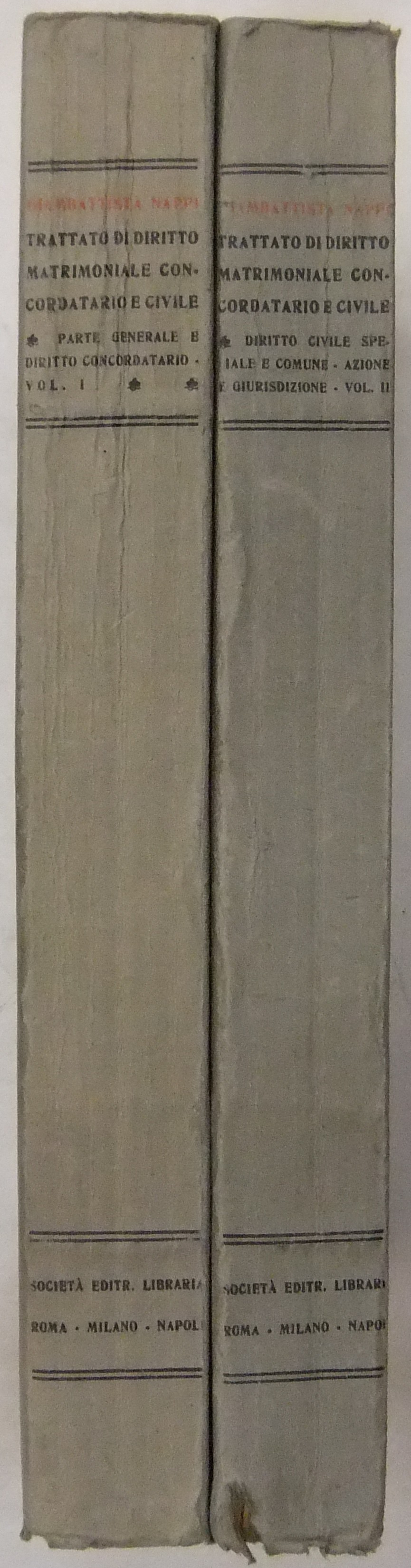 Trattato di diritto matrimoniale concordatario e civile.