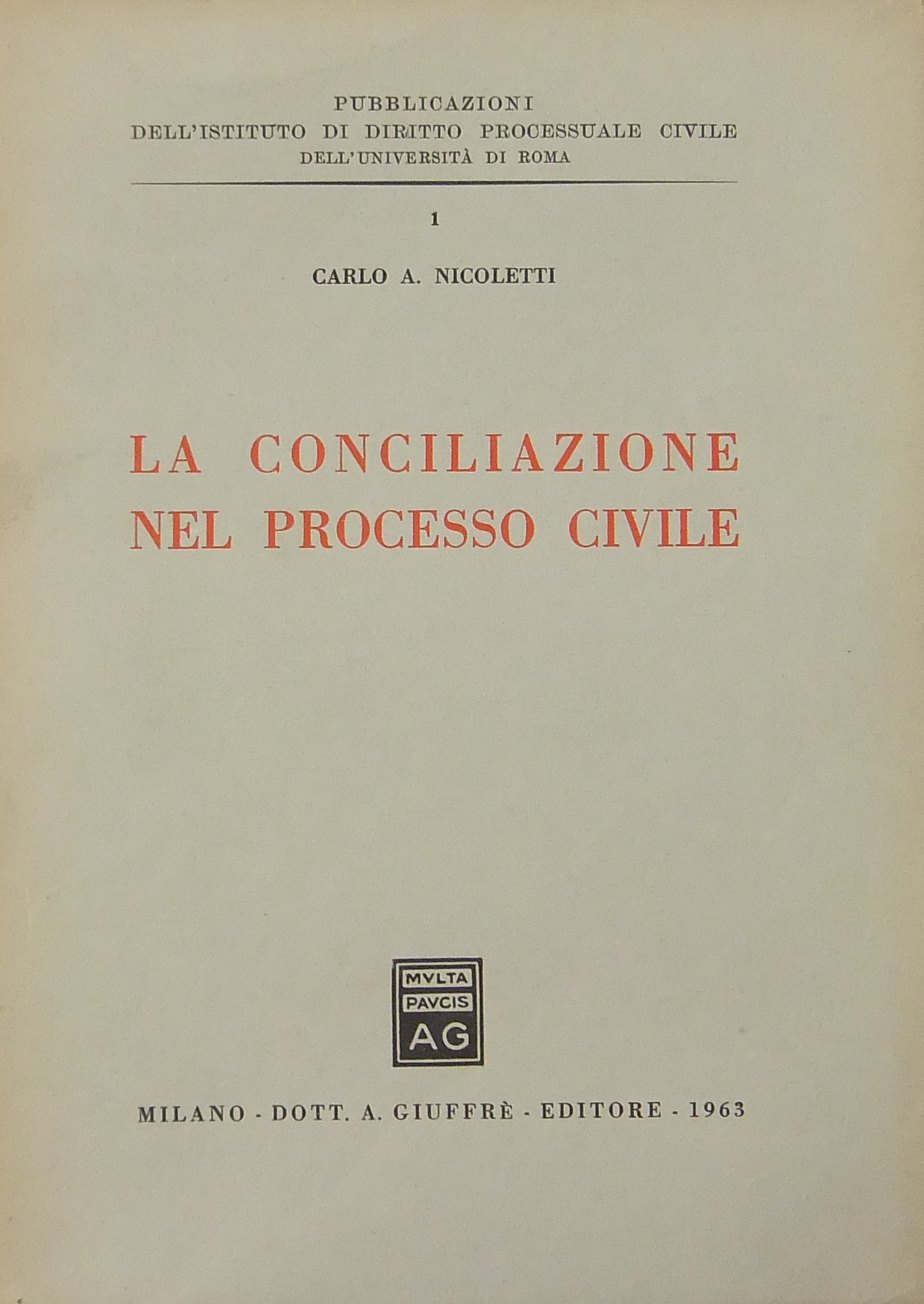 La conciliazione nel processo civile