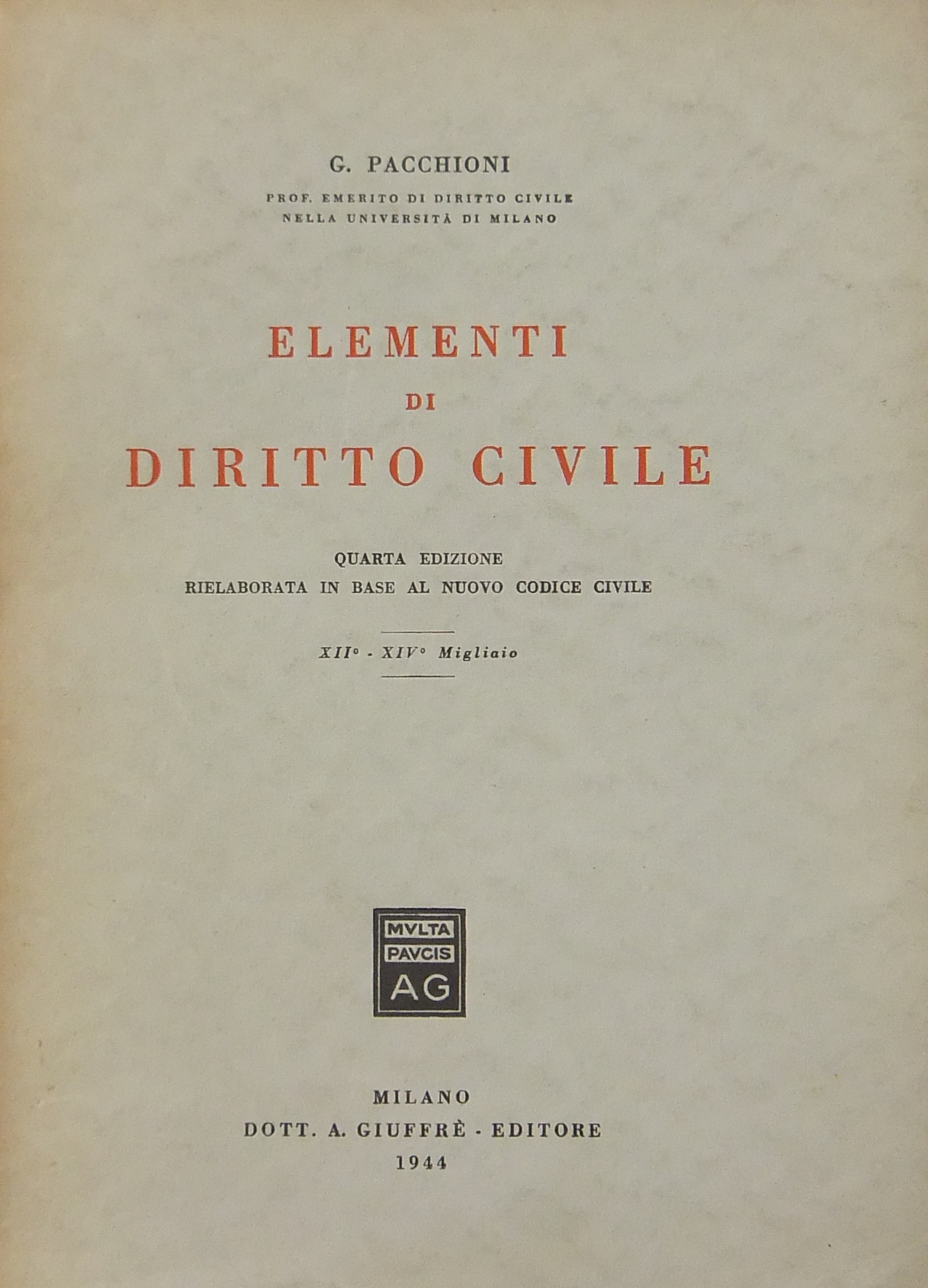 Elementi di diritto civile