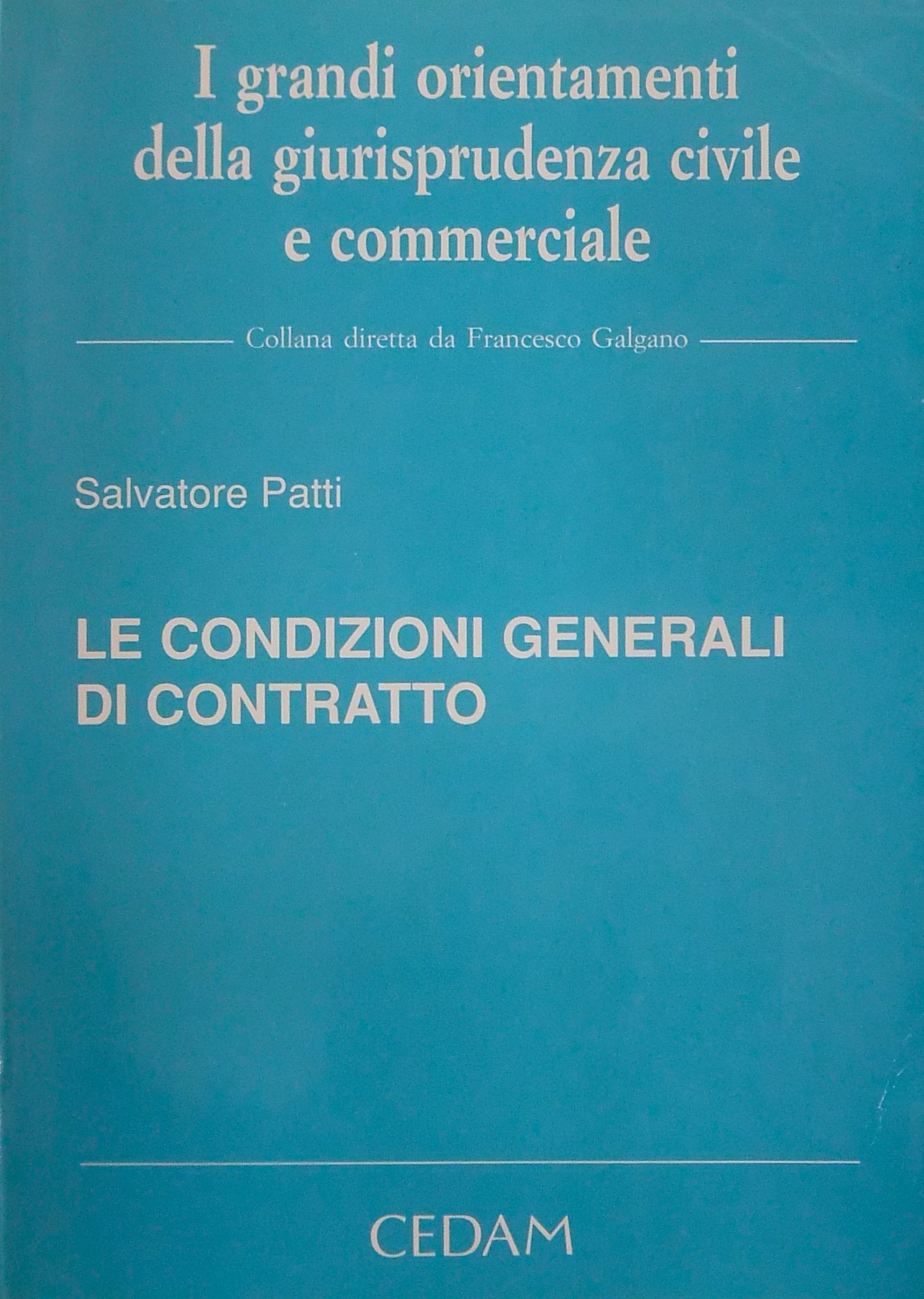 Le condizioni generali di contratto